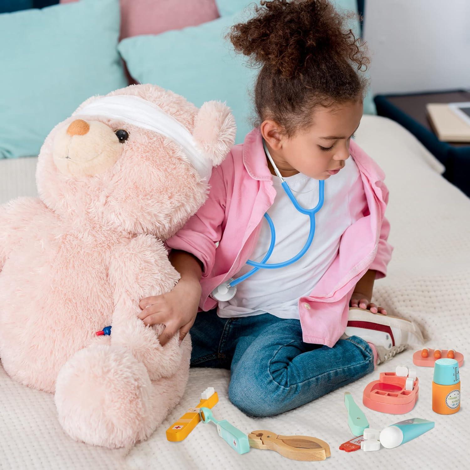 Kit Médico de Dentista de Madera ShenZhen, 41 Piezas para Niños