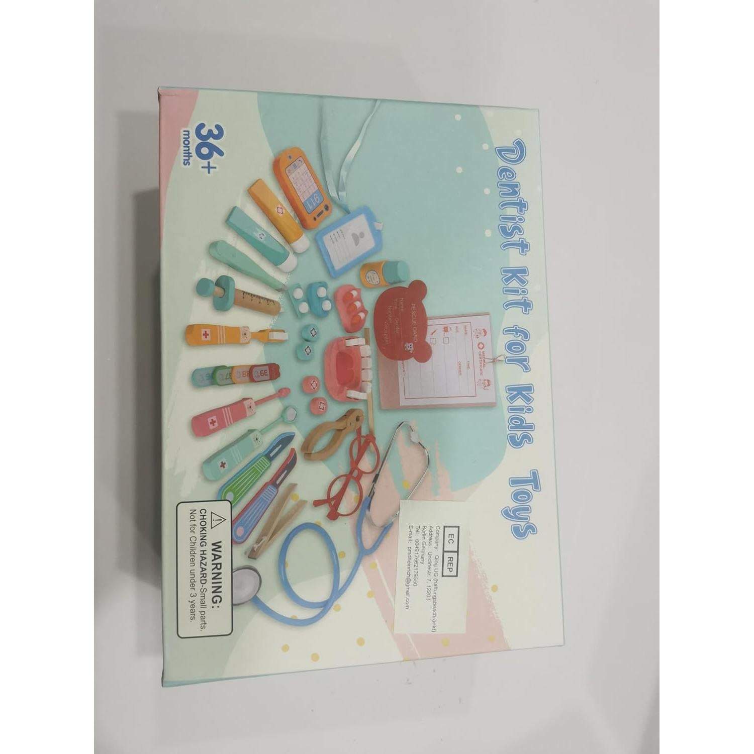 Kit Médico de Dentista de Madera ShenZhen, 41 Piezas para Niños