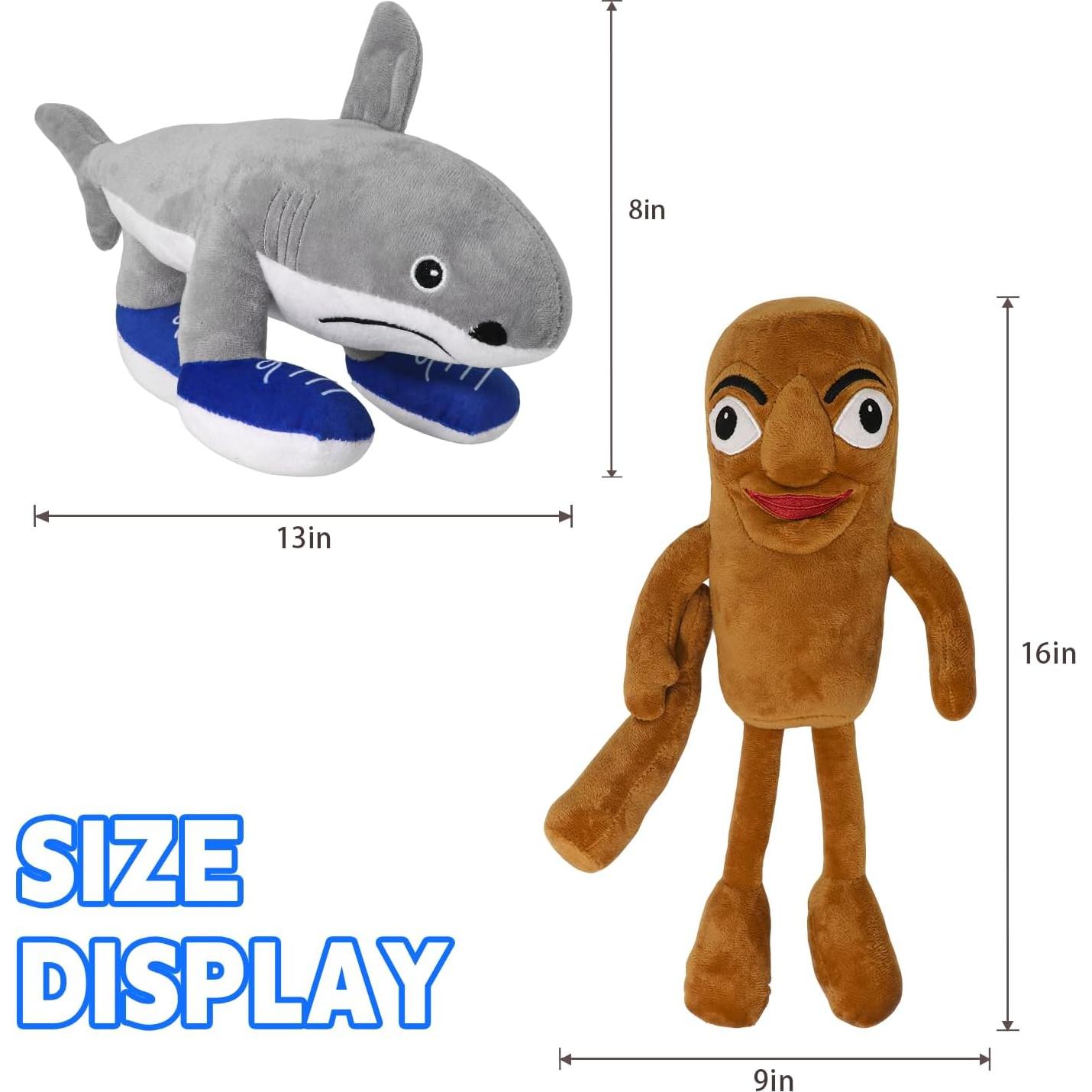 Muñecos de Peluche 2Pcs Italian Brainrot para Niños y Adultos