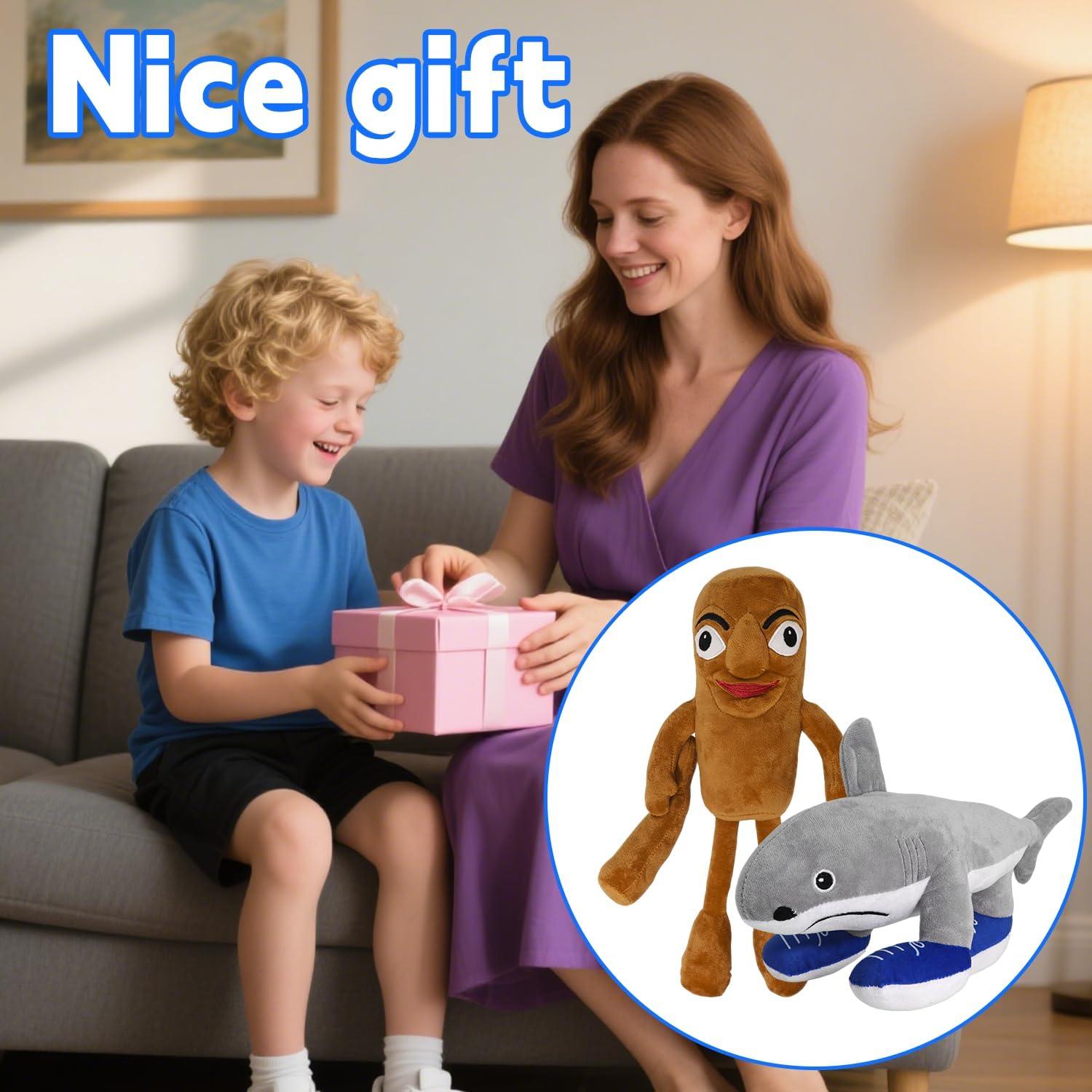 Muñecos de Peluche 2Pcs Italian Brainrot para Niños y Adultos