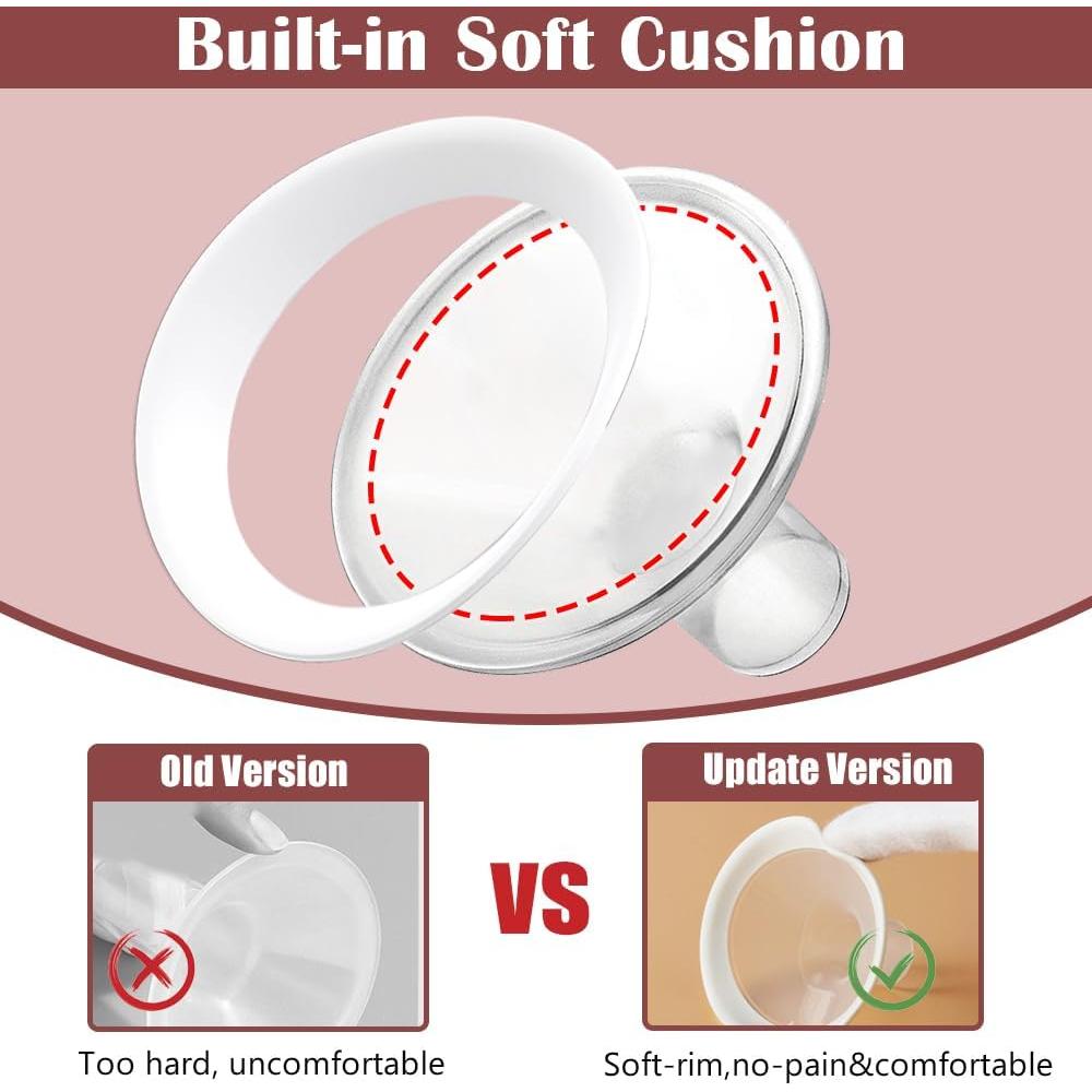 2 Piezas Flancos Suaves 13mm IVARONAL para Extractor de Leche