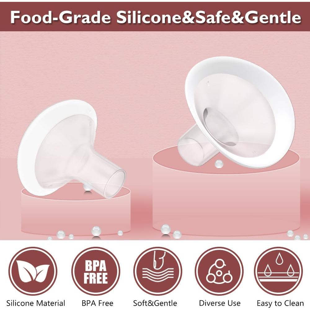 2 Piezas Flancos Suaves 13mm IVARONAL para Extractor de Leche