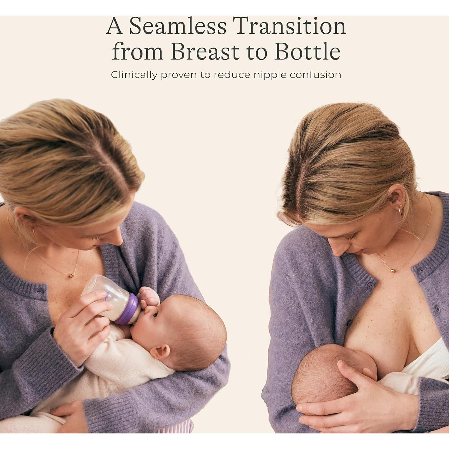 Botella Anti-Cólico Lansinoh 148 ml con Tetina Flujo Lento