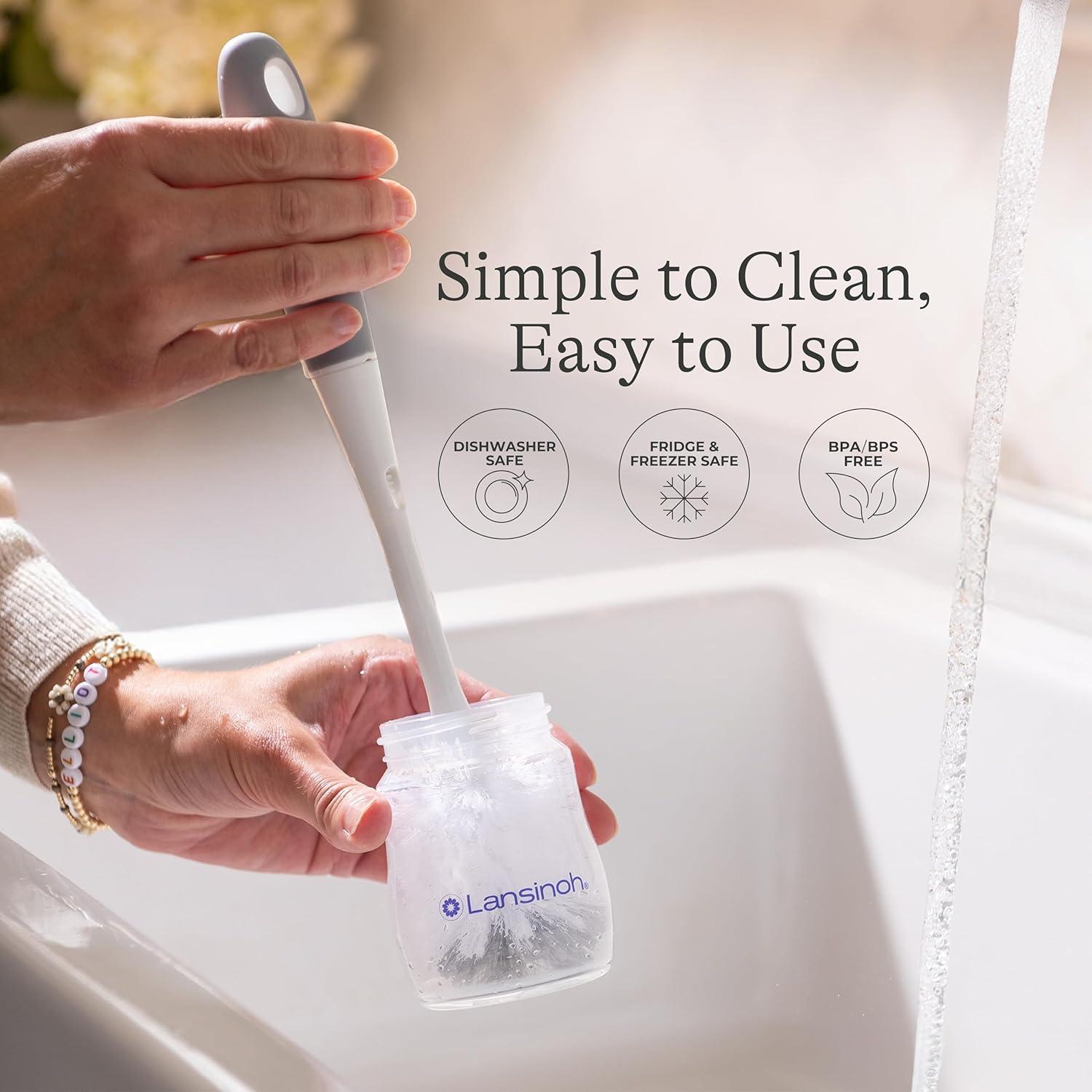 Botella Anti-Cólico Lansinoh 148 ml con Tetina Flujo Lento