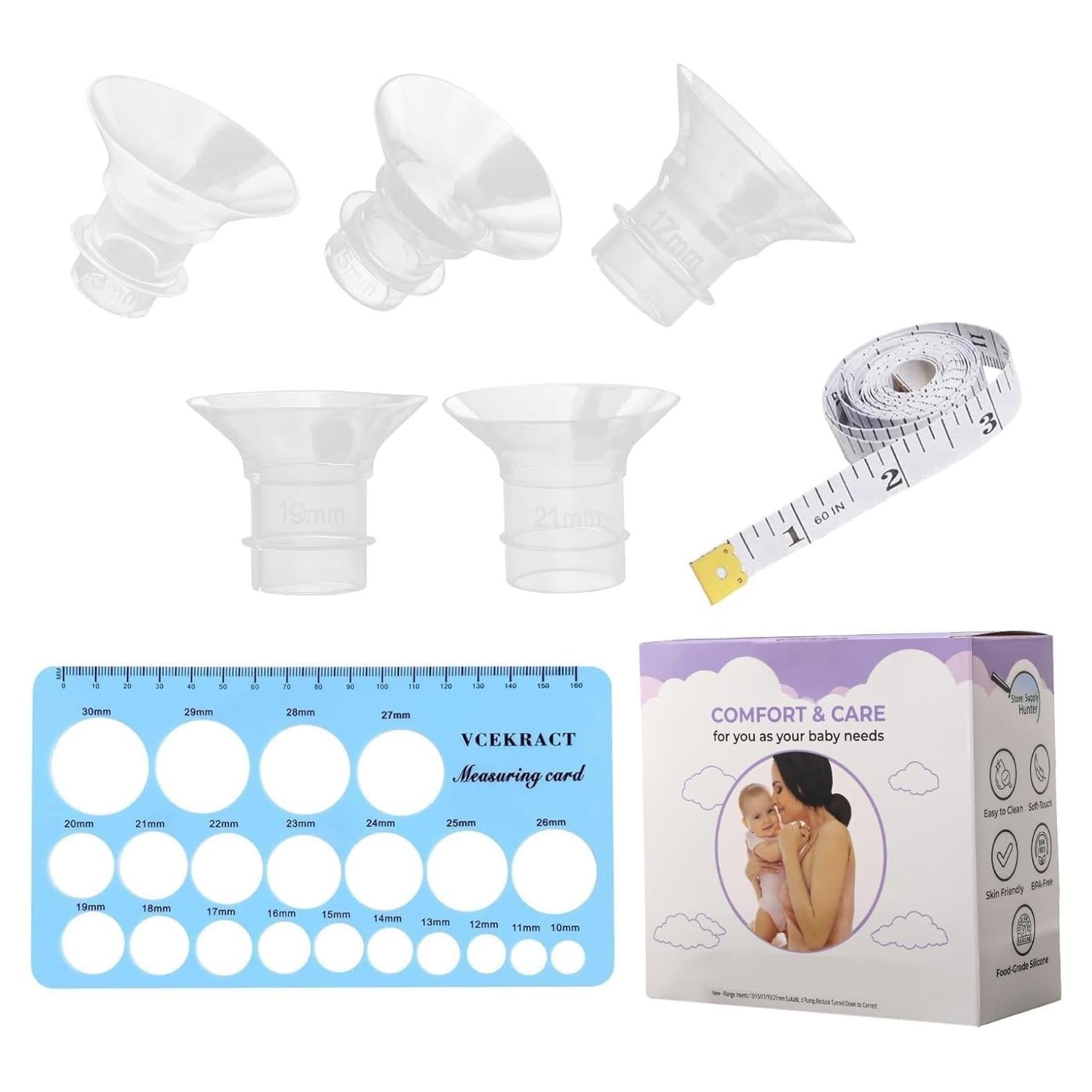 Inserts de Brida 13-21mm StoreSupplyHunter para Extractores de Leche