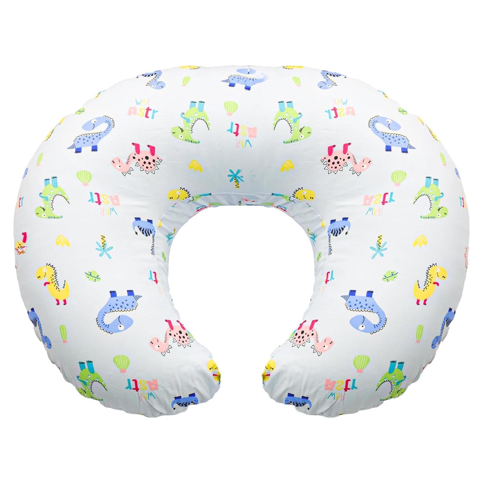 Almohada de Lactancia Witeasy Ergonómica Dinosaurios 55.88x44.45cm