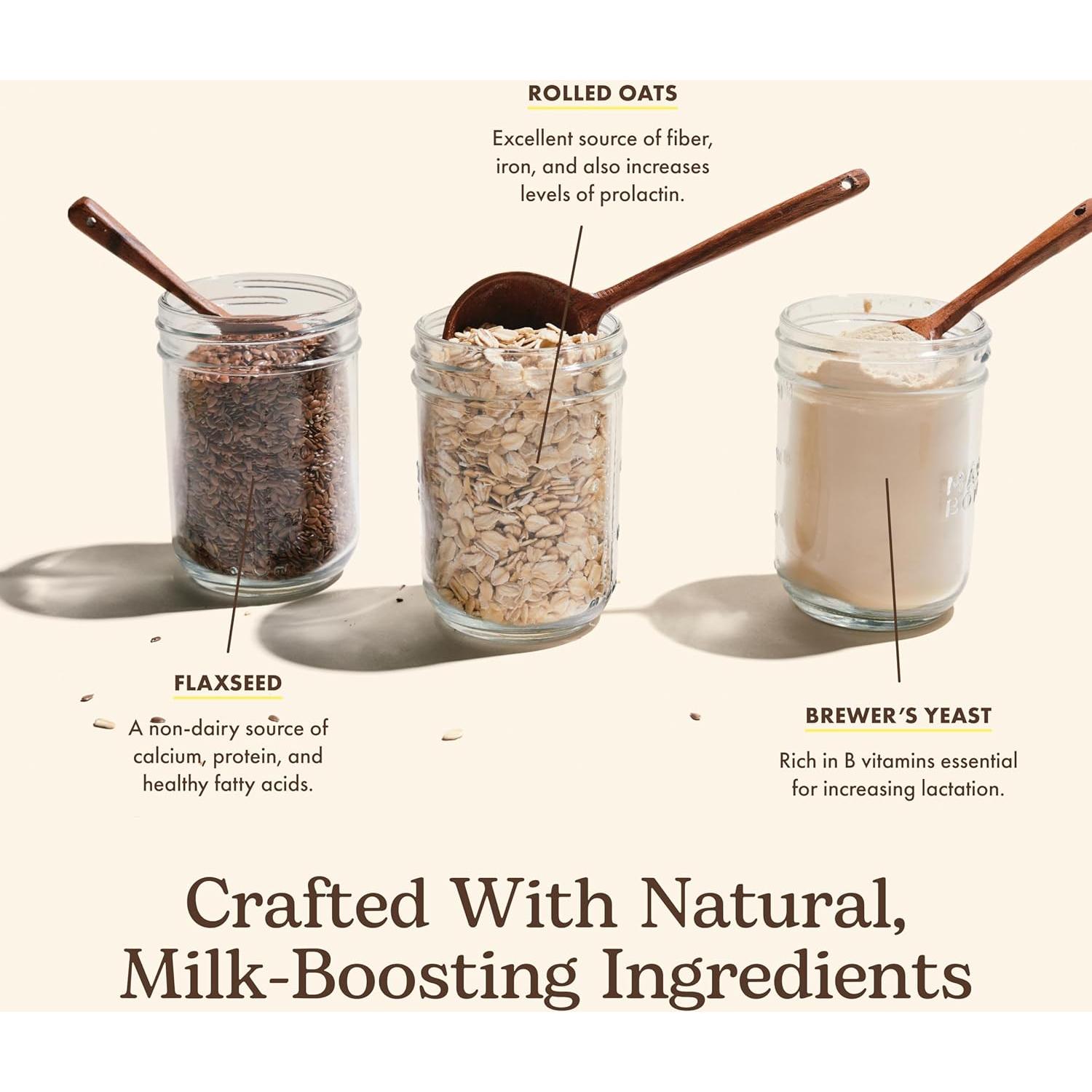 Galletas de Lactancia Miracle Mama - Avena, Nueces y Cereza - Veganas - Paquete de 2, 226.8 g