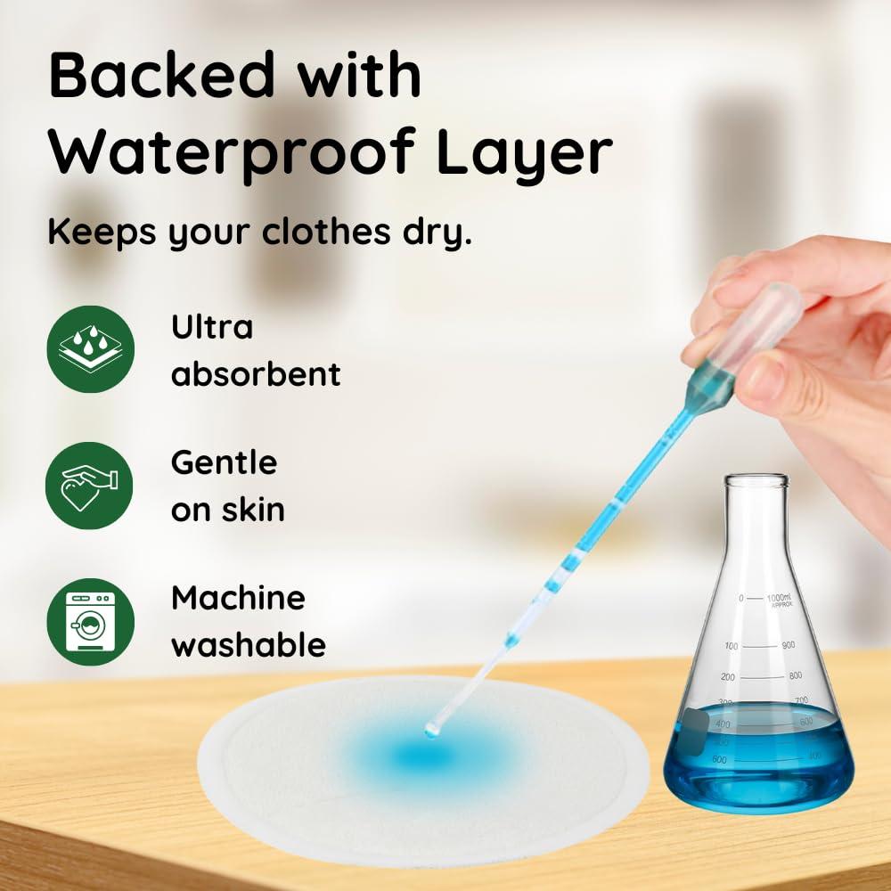 Almohadillas de Lactancia Orgánicas BabyBliss - 14 Piezas Reutilizables