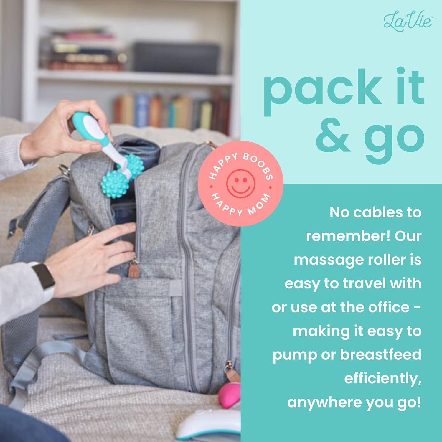 Rodillo de Masaje de Lactancia LaVie 5-en-1, Silicona Grado Médico