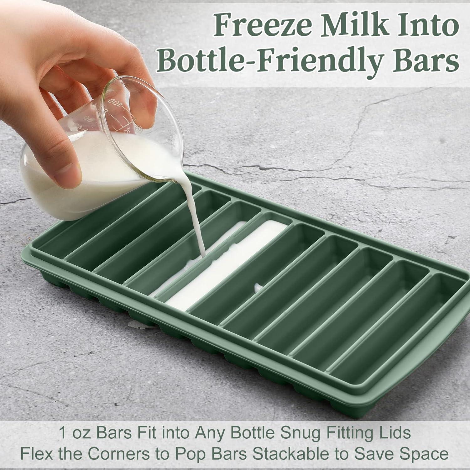 Contenedor de Almacenamiento de Leche Materna Eaasty 20 Piezas Verde