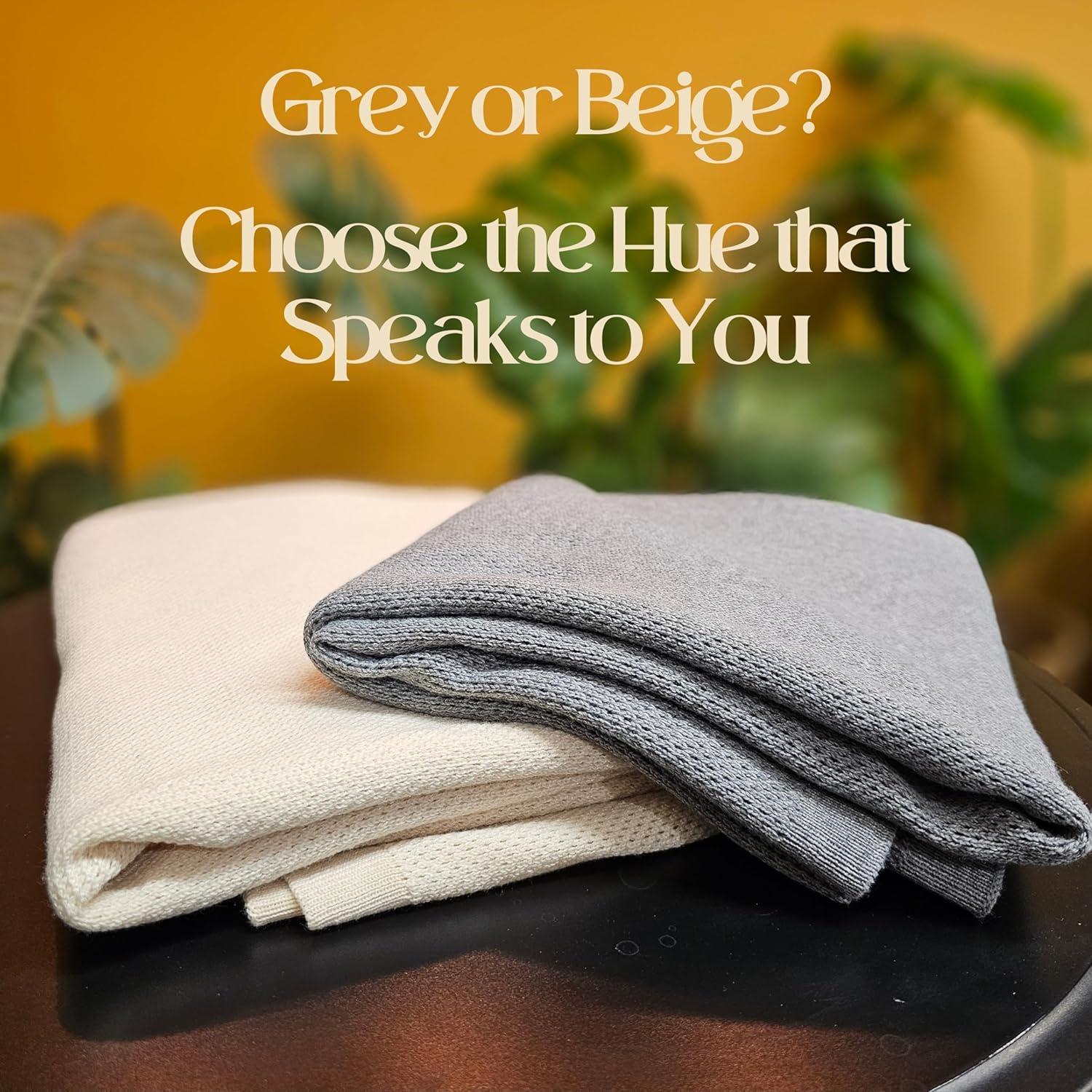 Cubierta de Lactancia Peekaboo Beige - Algodón Orgánico y Cachemira