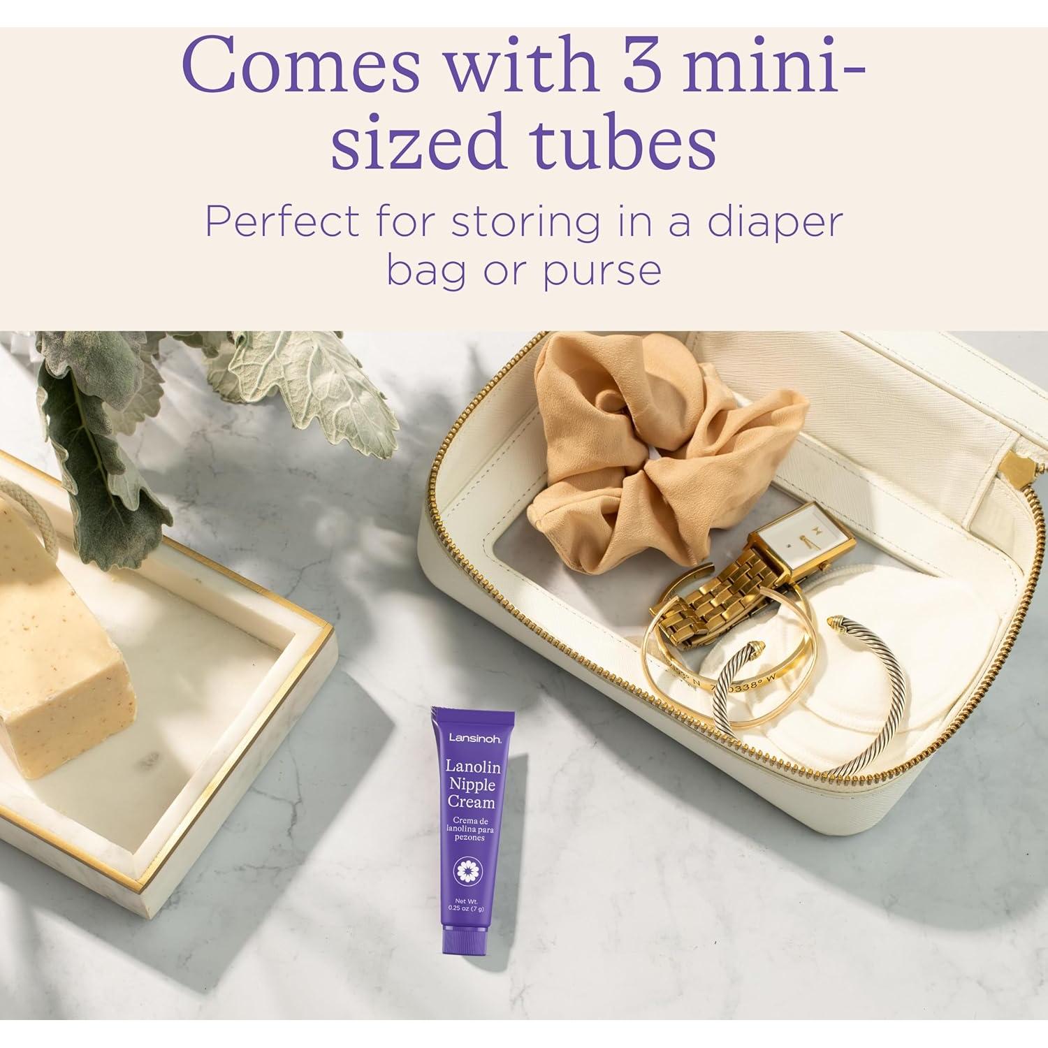 Crema de Pezón de Lanolina Lansinoh 3 Tubos 7.1g - Lactancia