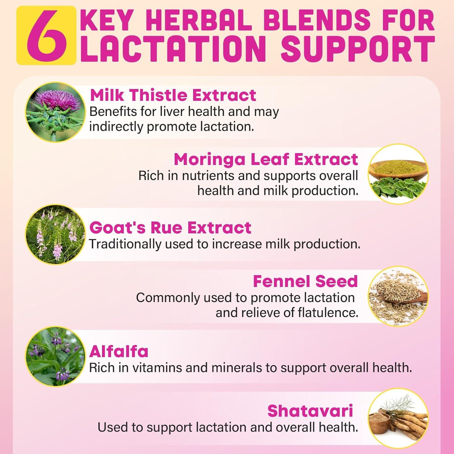 Gominolas de Lactancia YEKBYOE 60 Unidades Sin Azúcar Veganas