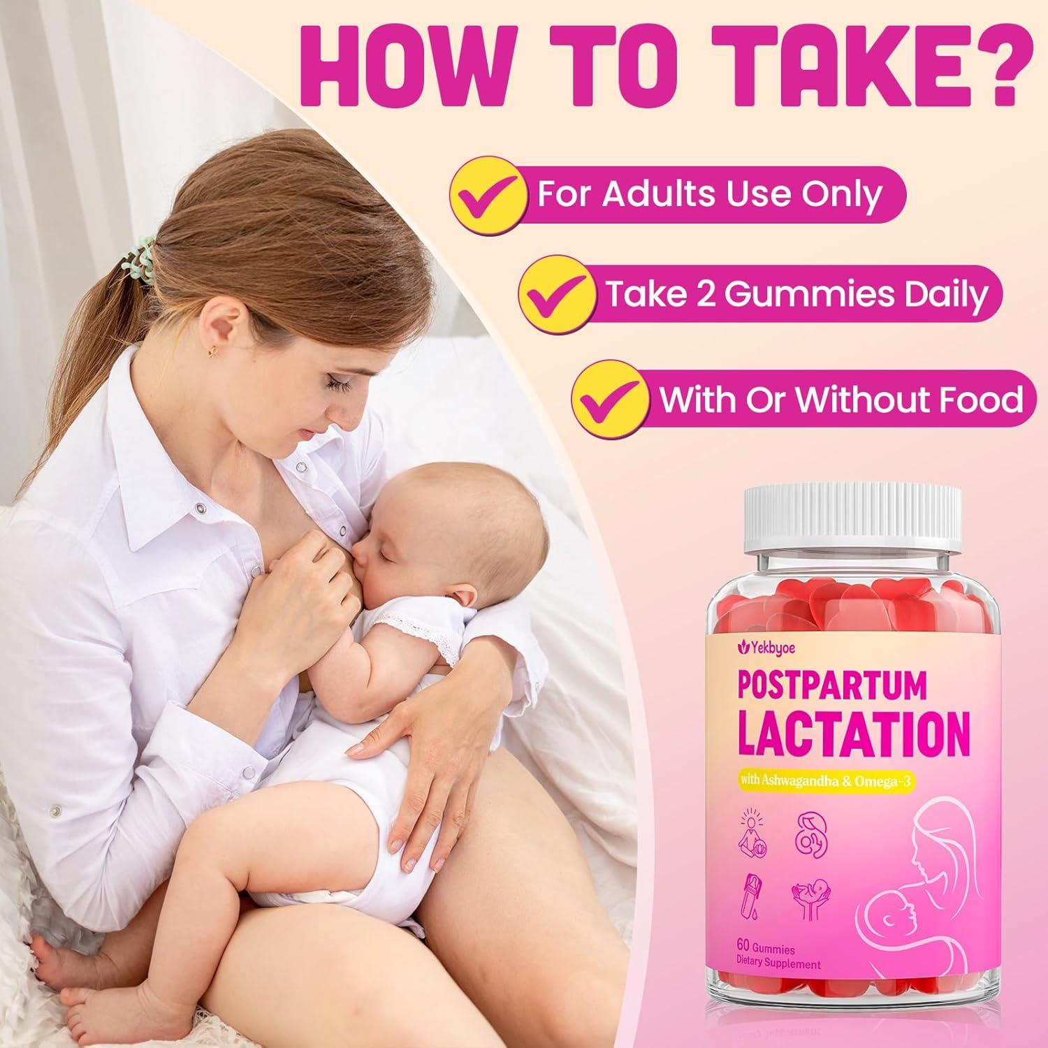 Gominolas de Lactancia YEKBYOE 60 Unidades Sin Azúcar Veganas