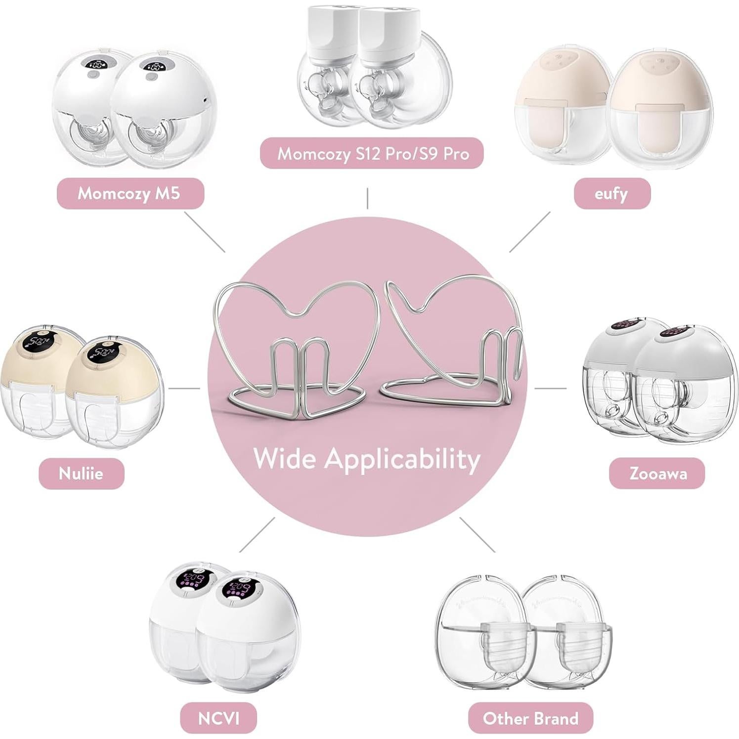 Soporte para Extractores de Leche Anaoer Compatible 2 Piezas