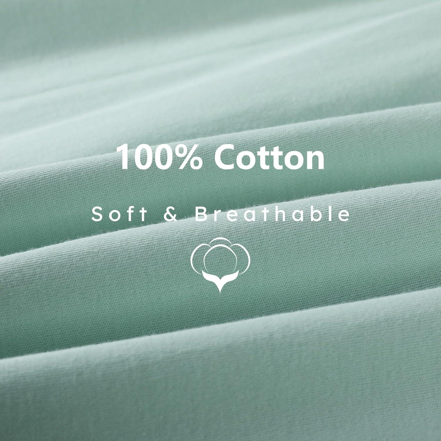 Saco de Sueño para Bebés 0-6 Meses 100% Algodón 3 Piezas