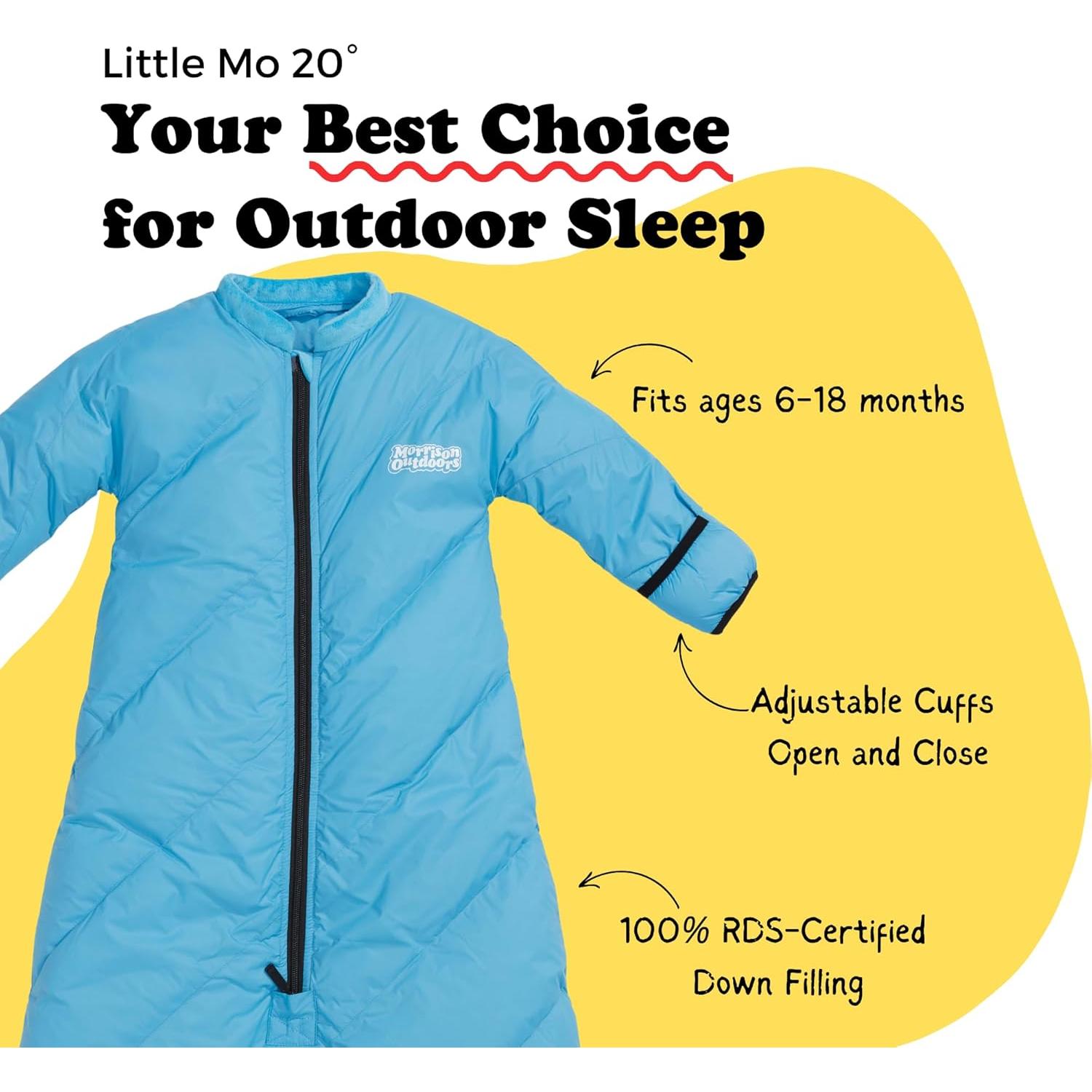 Saco de dormir ultraligero Little Mo 20 para bebés 6-24 meses