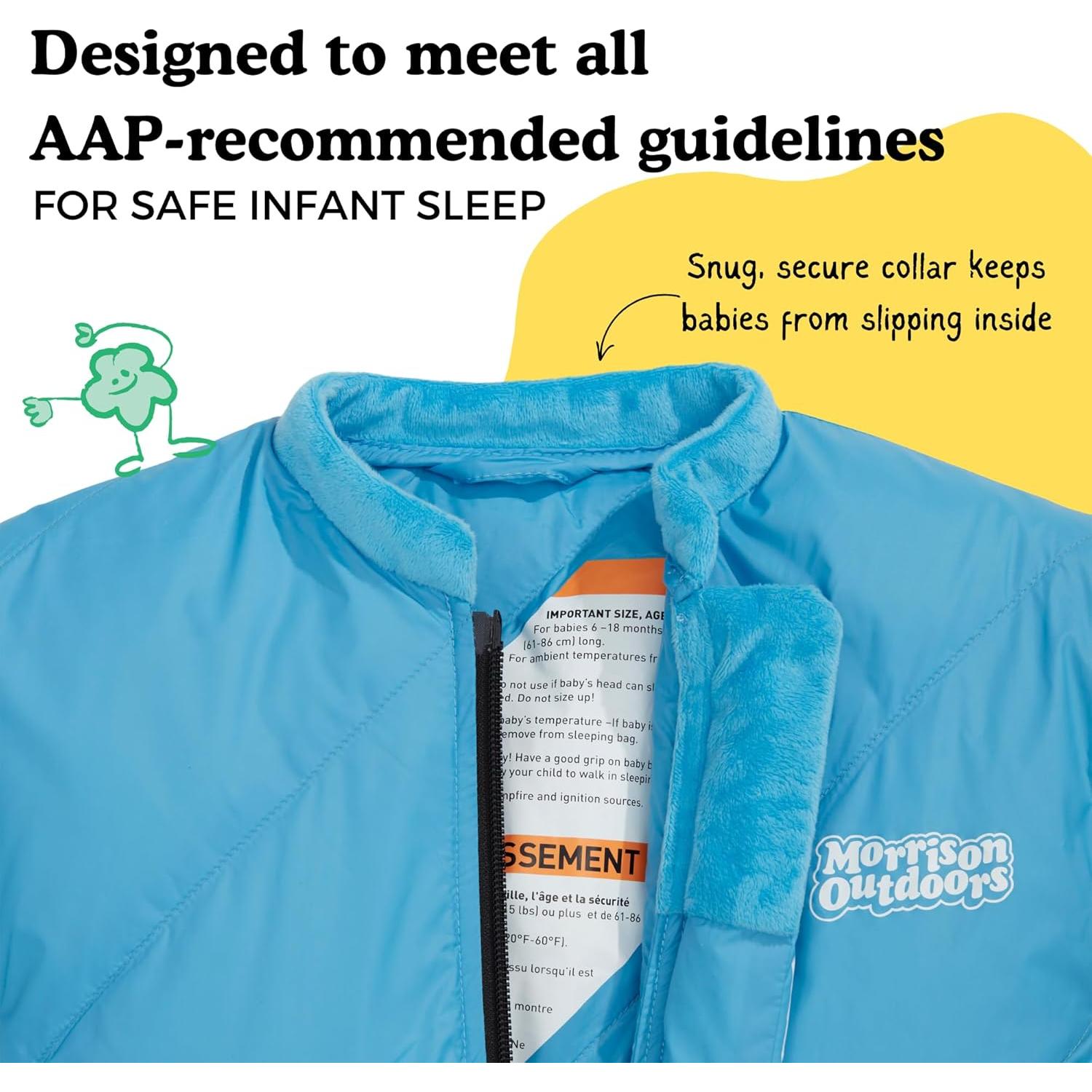 Saco de dormir ultraligero Little Mo 20 para bebés 6-24 meses