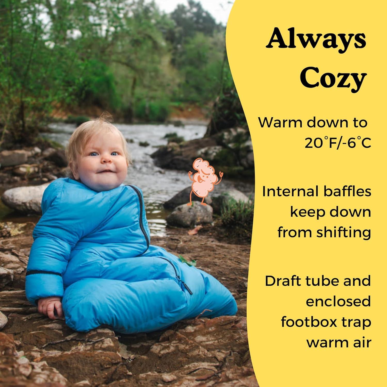 Saco de dormir ultraligero Little Mo 20 para bebés 6-24 meses