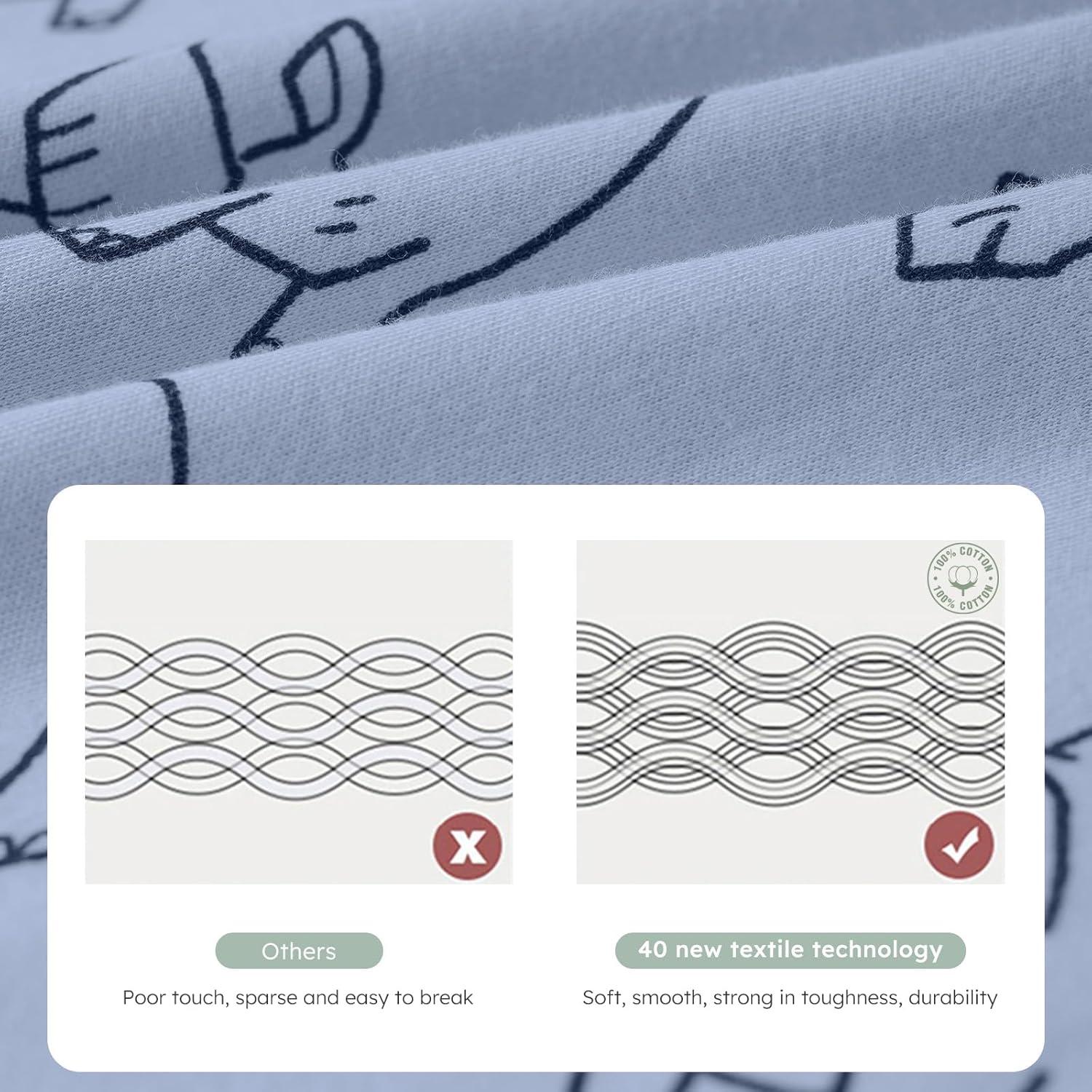 Yoofoss Baby Sleep Sack 0-6 Months Baby Wearable Blanket 100% Cotton 2-Way Zipper TOG 0.5 Toddler Sleeping Sack 3 Pack, Lightweight Sleep Sacks for Babies(Small)