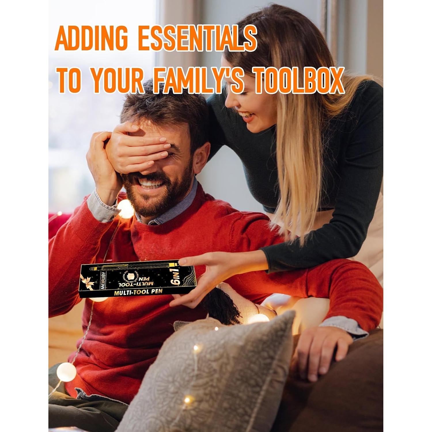 Bolígrafo Multiherramienta 6 en 1 MEIRUBY para Hombres