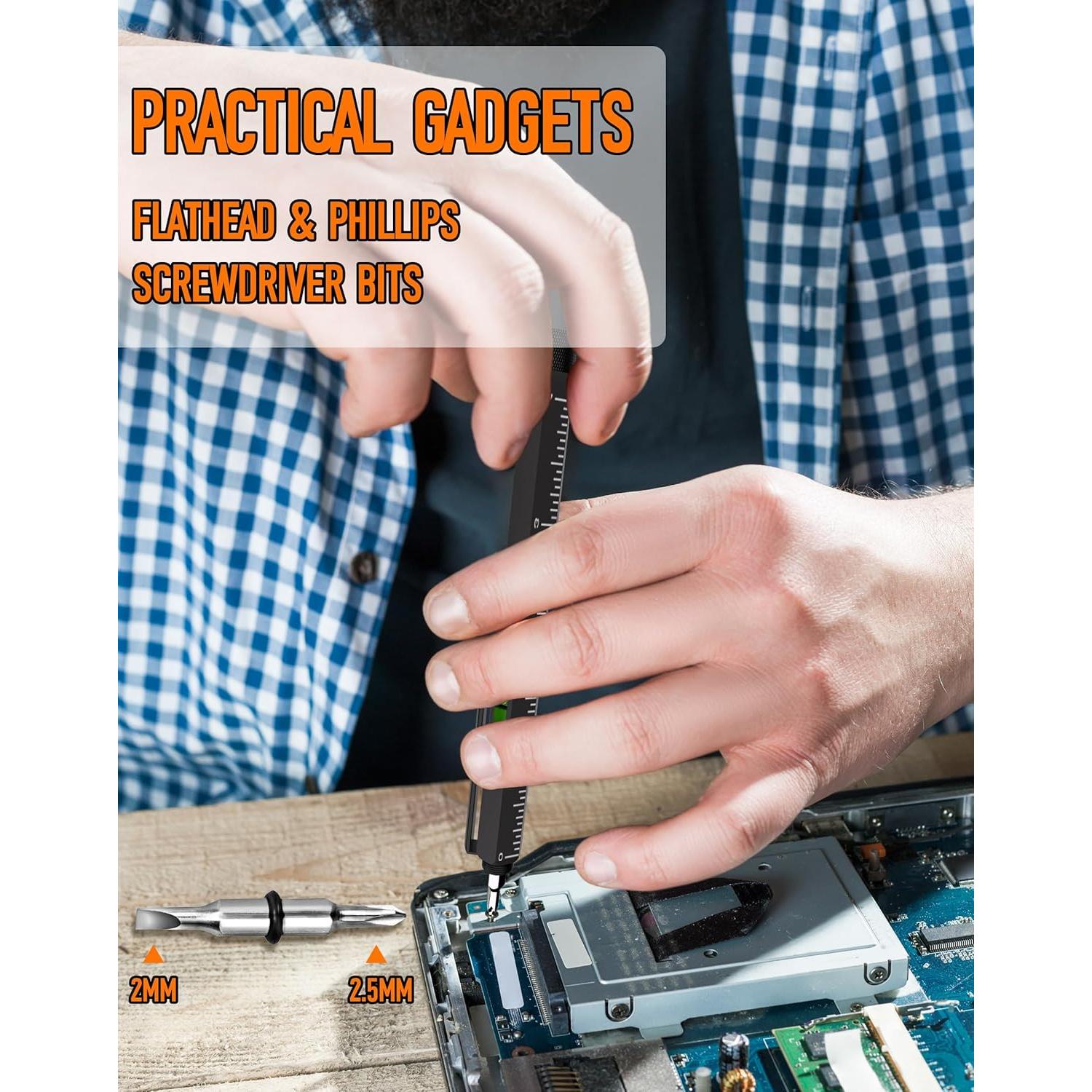 Bolígrafo Multiherramienta 6 en 1 MEIRUBY para Hombres