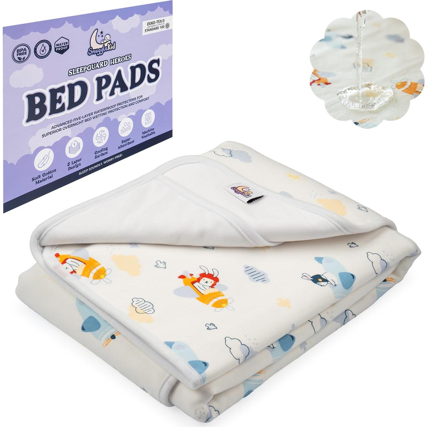 Almohadilla impermeable SnuggleKid 99x74 cm para incontinencia