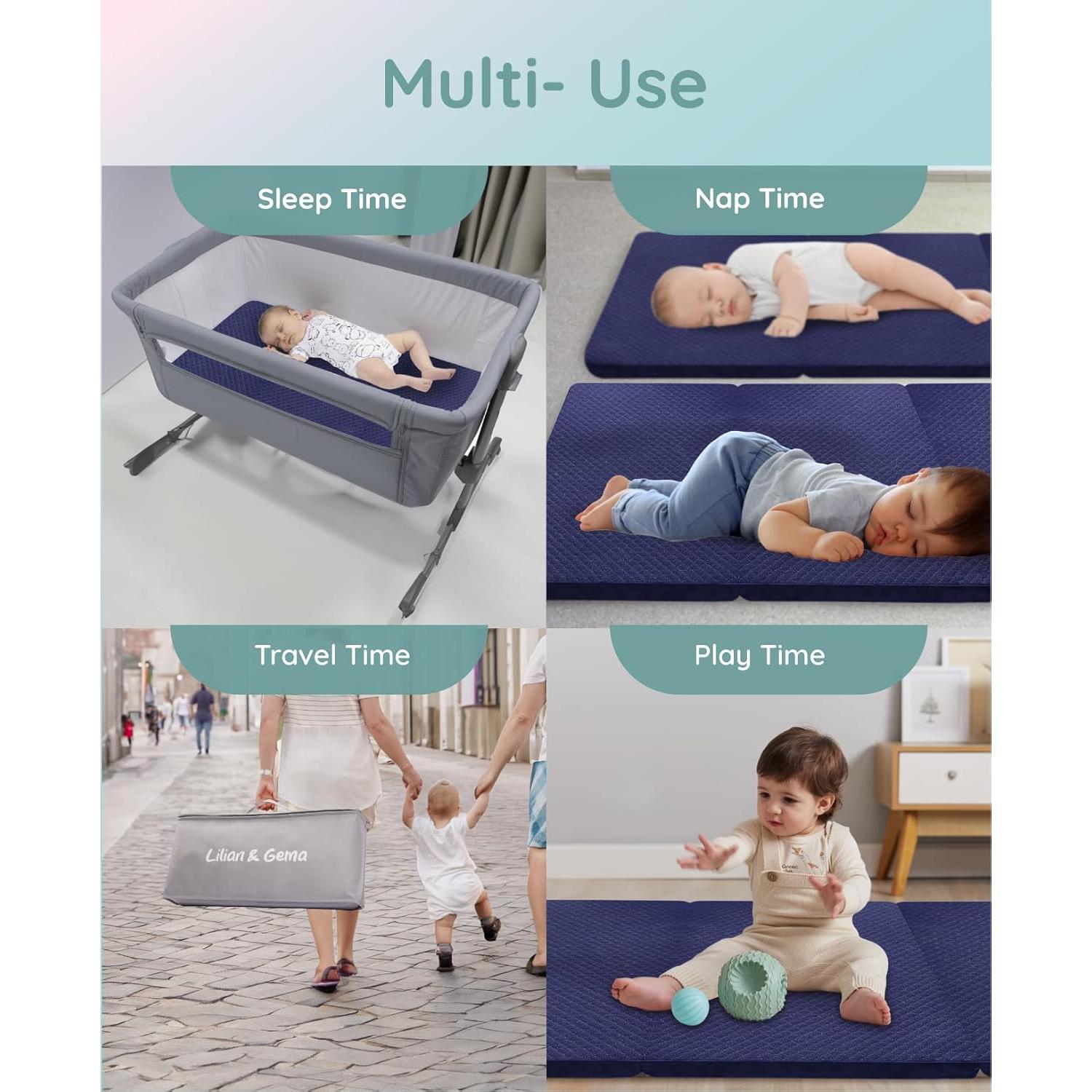 Colchón Pack and Play Lilian&Gema 96.5x66cm Espuma Premium