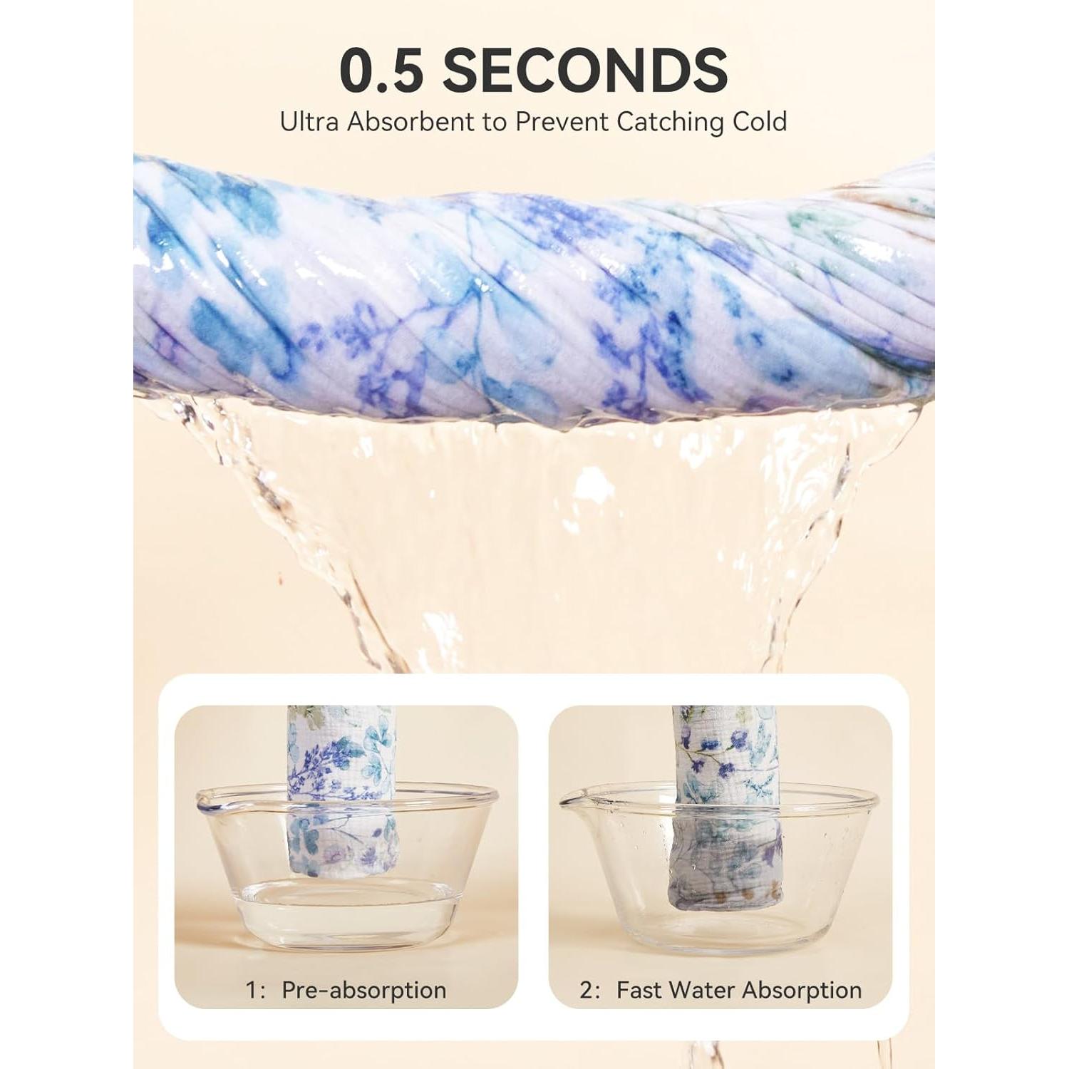 Toallas con Capucha TILLYOU de Muselina para Bebés 81x81 cm