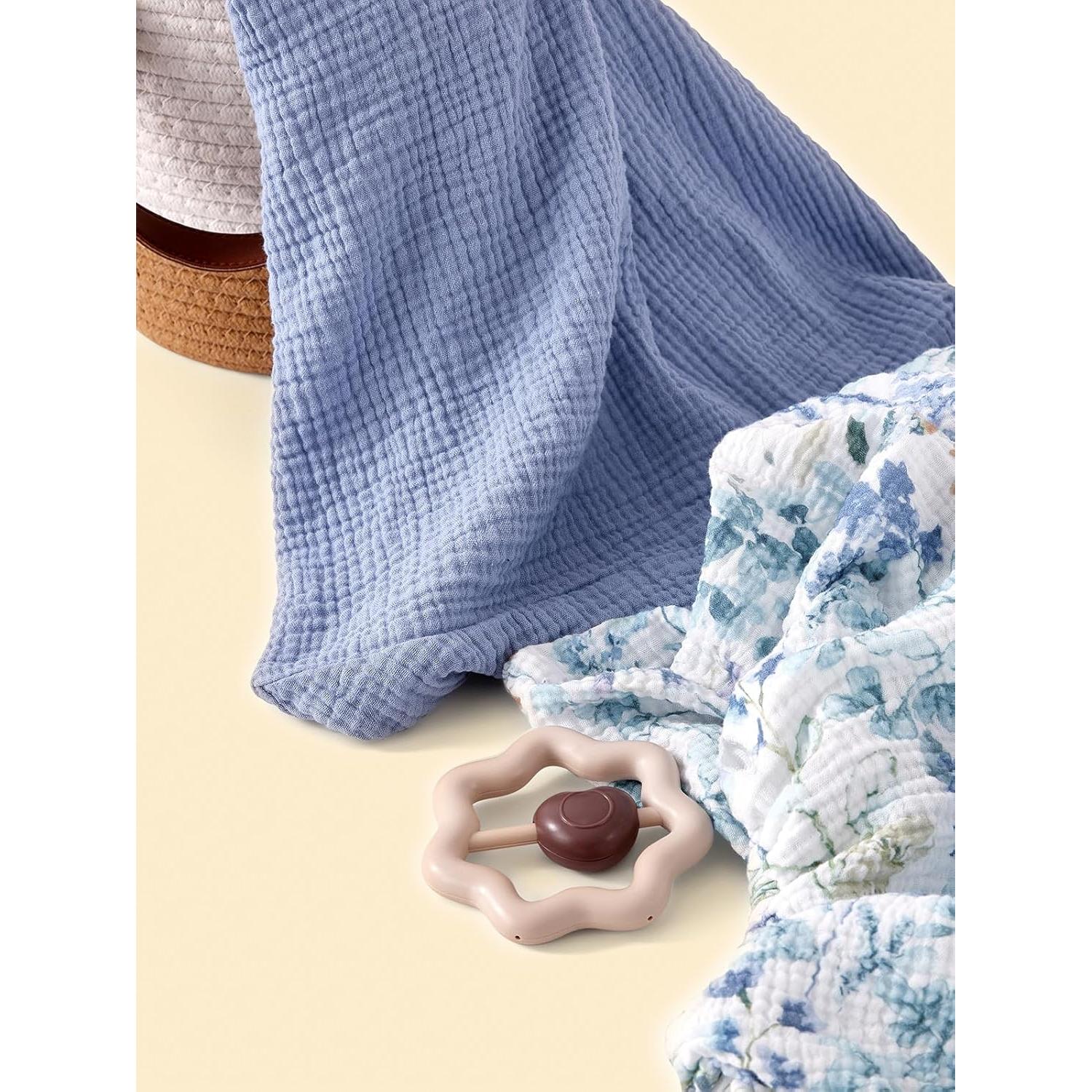 Toallas con Capucha TILLYOU de Muselina para Bebés 81x81 cm