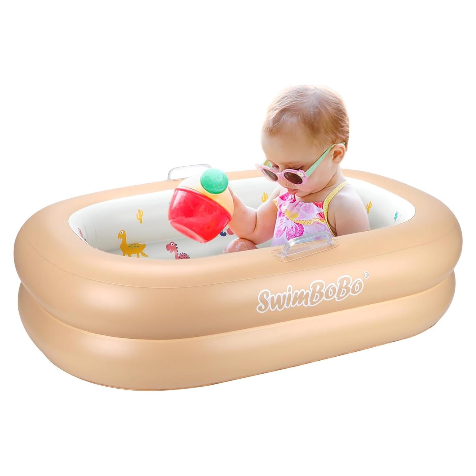 Bañera Inflable para Bebés Swimbobo - PVC Suave y Portátil