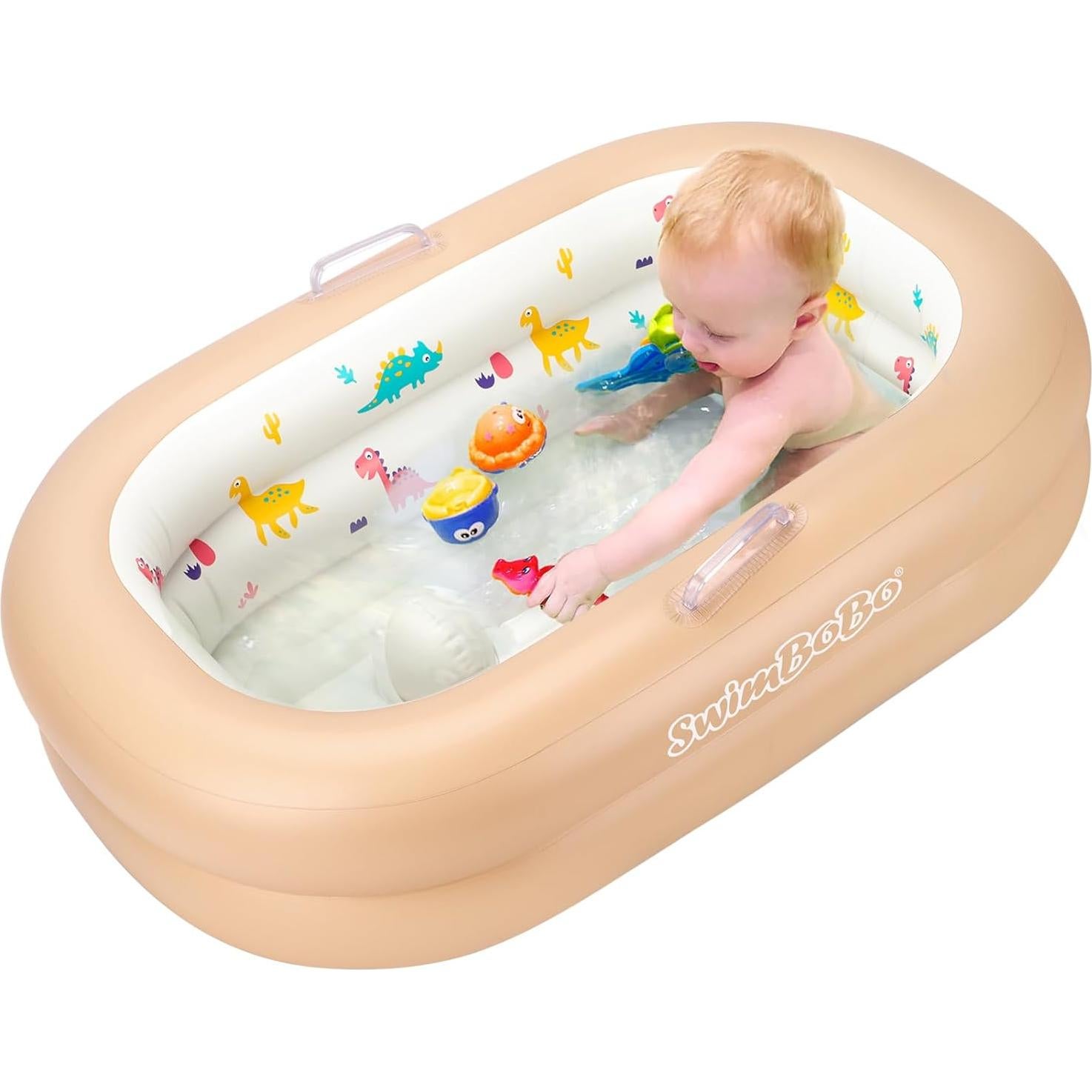 Bañera Inflable para Bebés Swimbobo - PVC Suave y Portátil