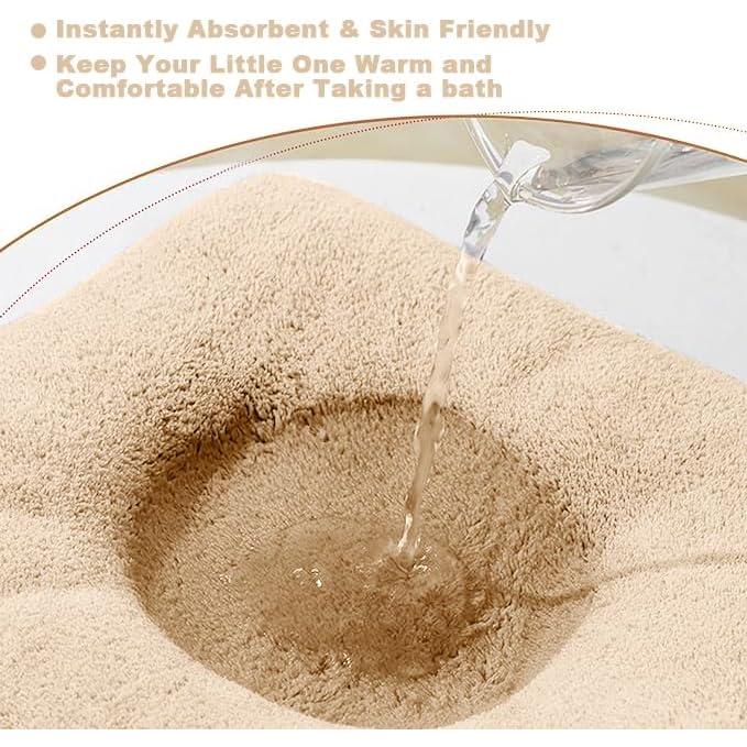 Toalla de Bebé con Capucha Gucilulu - Terciopelo Coral 78.74 cm