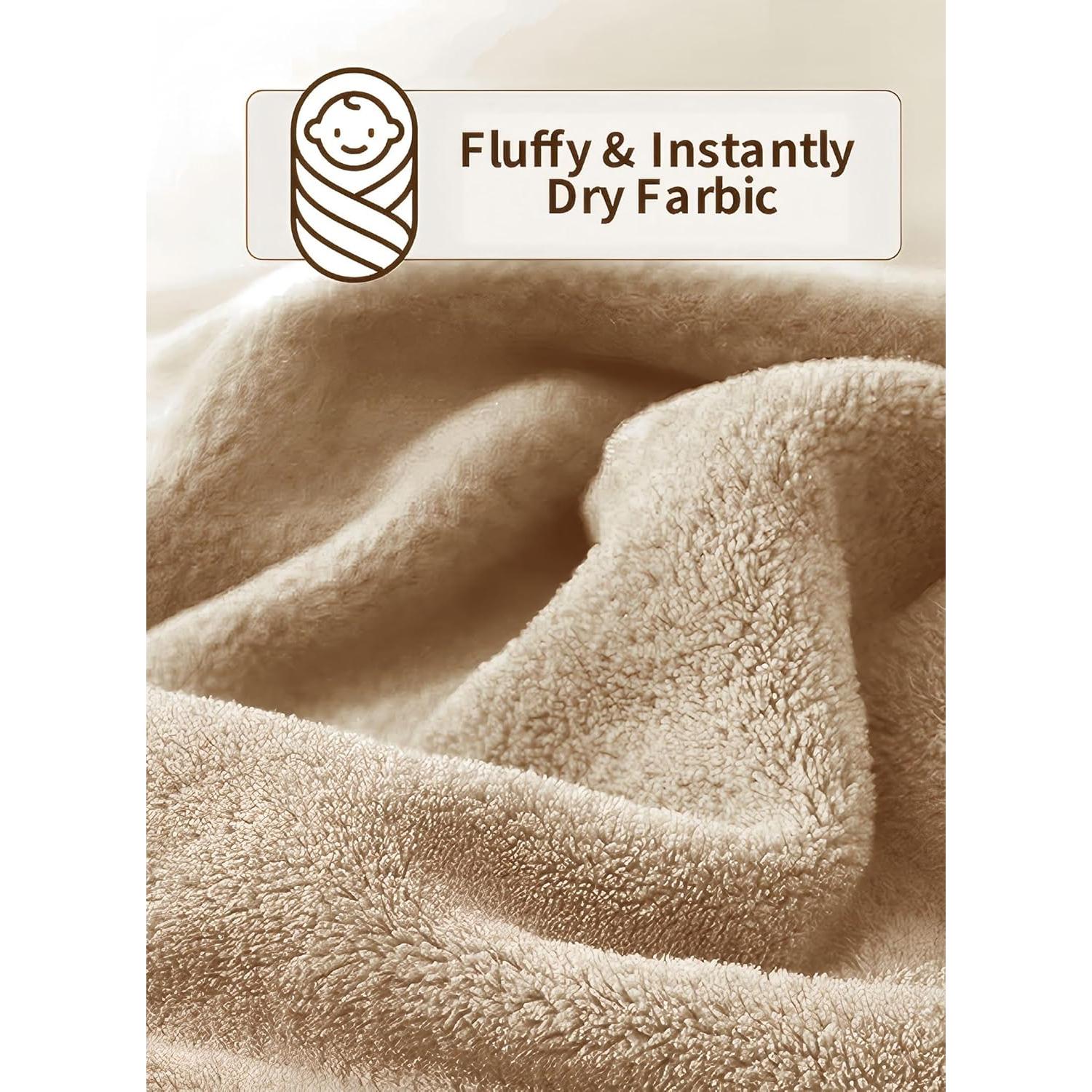 Toalla de Bebé con Capucha Gucilulu - Terciopelo Coral 78.74 cm