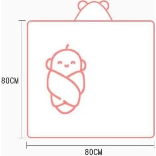 Toalla de Bebé con Capucha Gucilulu - Terciopelo Coral 78.74 cm