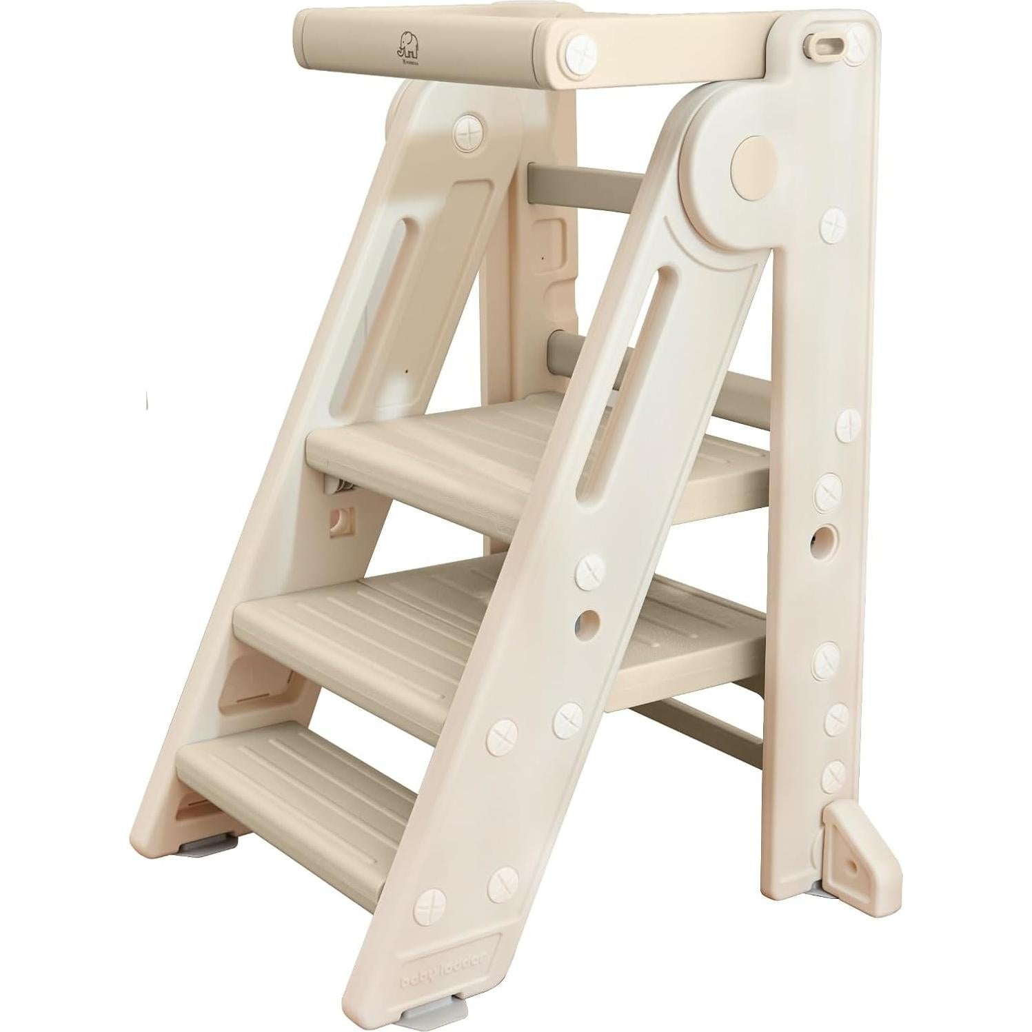 Torre de Aprendizaje Montessori Forbena Plegable Albaricoque