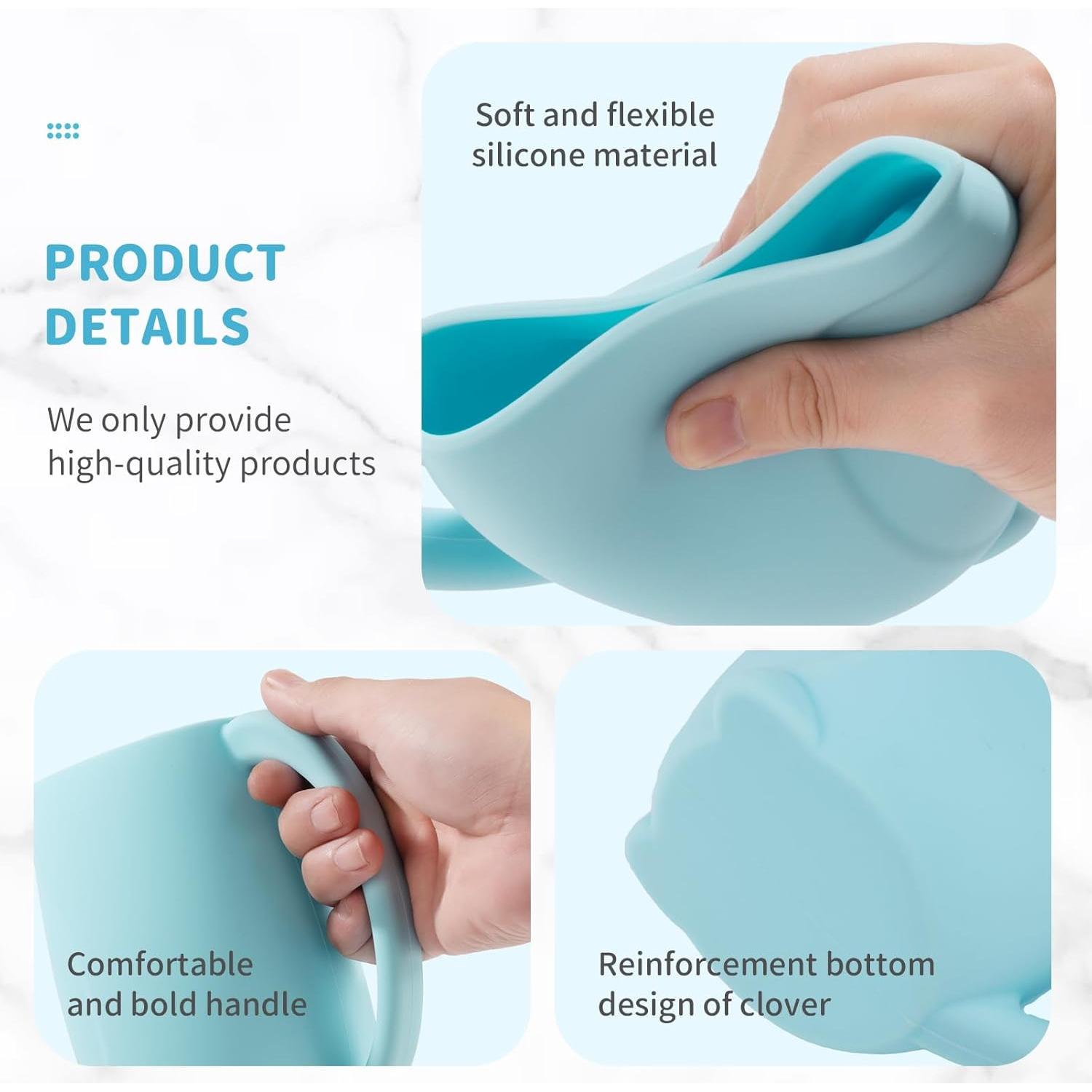 Taza de Enjuague para Bebé Mandoo - Silicona Alimenticia 700 mL