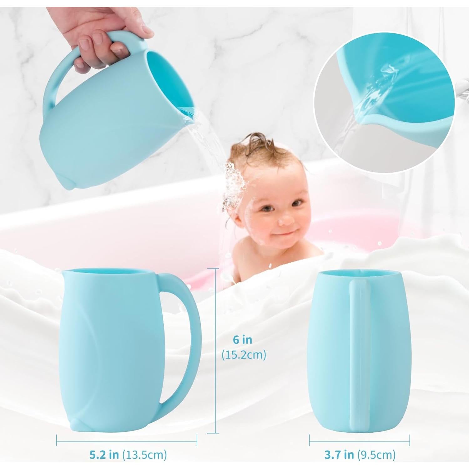 Taza de Enjuague para Bebé Mandoo - Silicona Alimenticia 700 mL