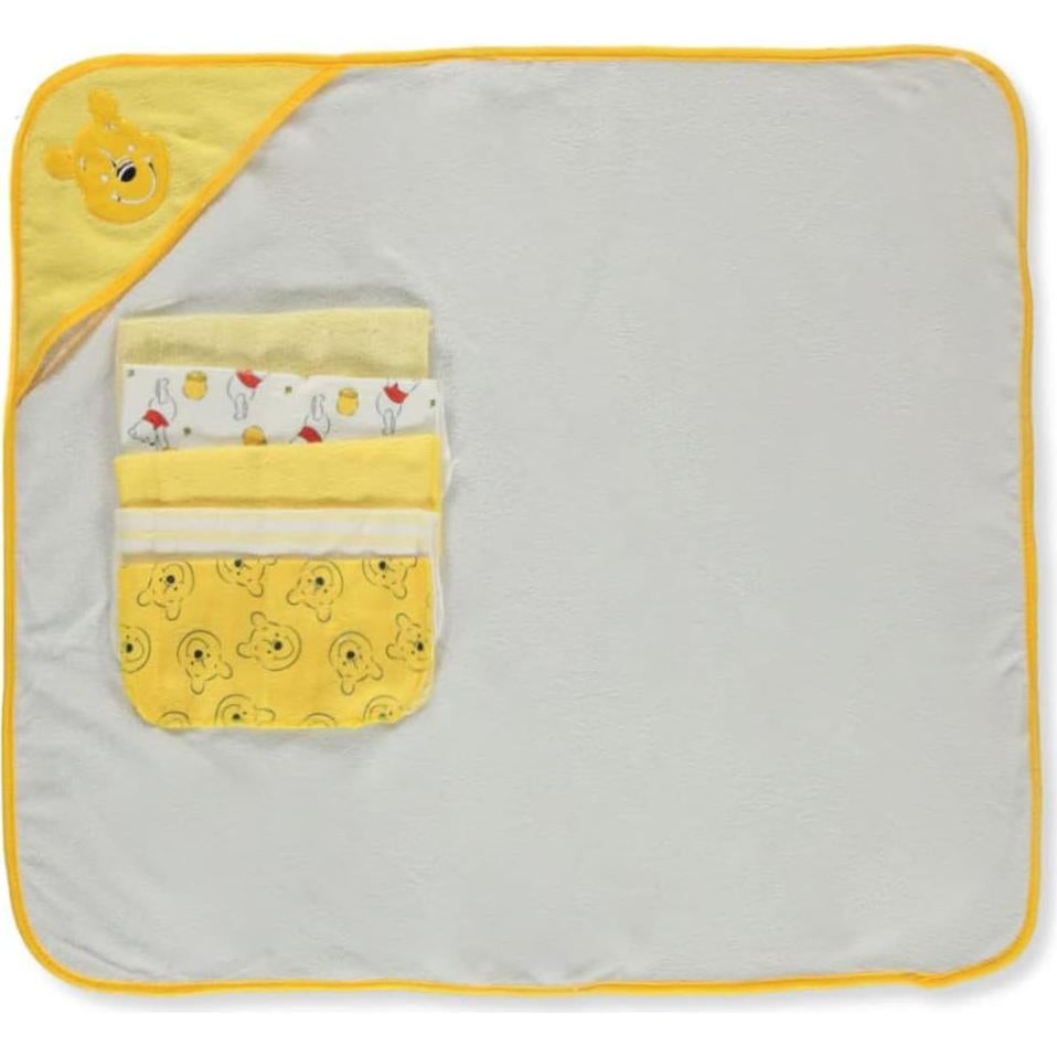 Toalla con Capucha Cudlie Winnie The Pooh 66x76cm Amarillo
