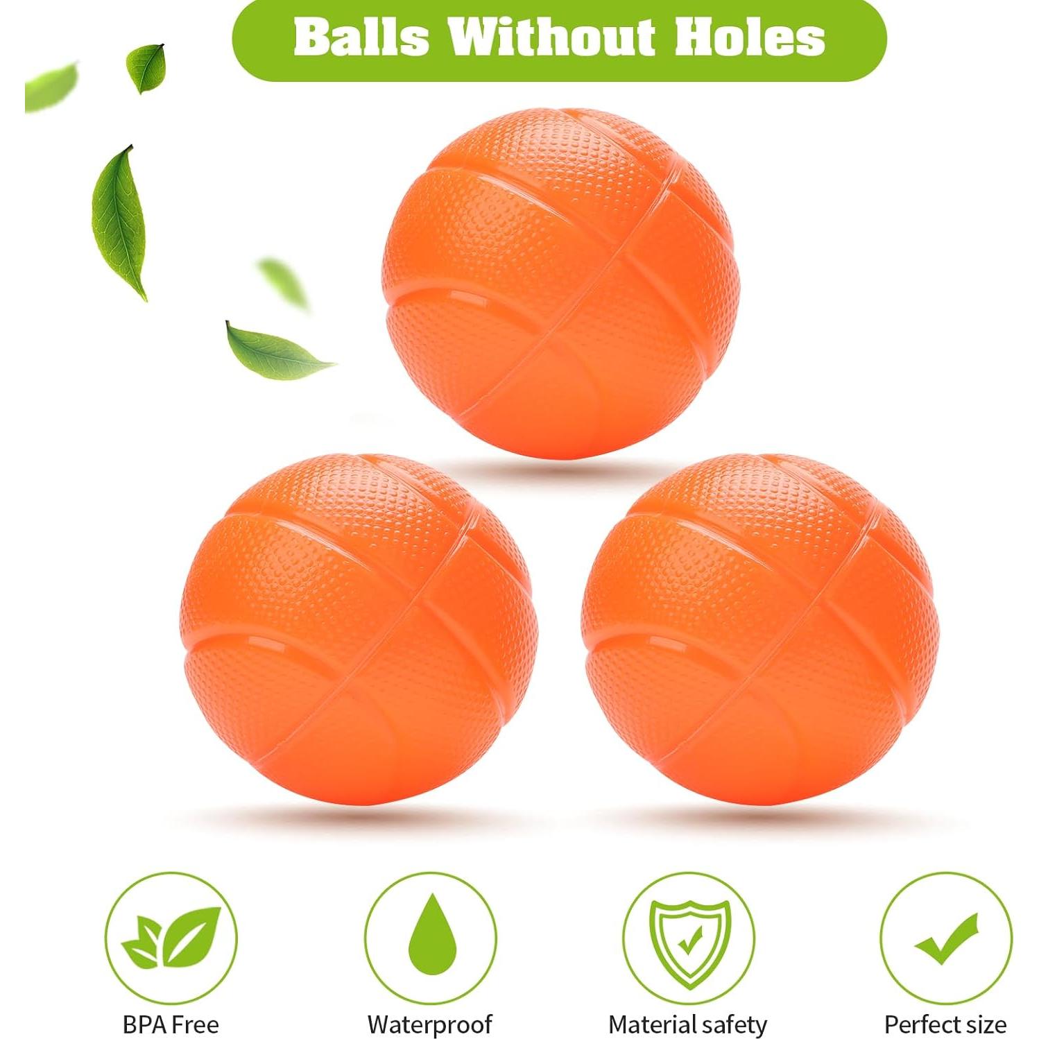 Aro de Baloncesto para Baño KSABVAIA con 3 Pelotas - 14x17.8 cm