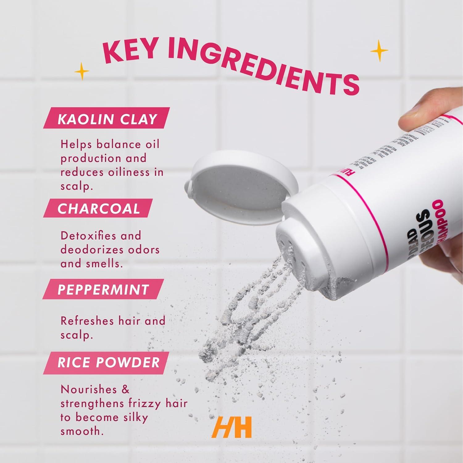 Champú Seco Voluminizador Handmade Heroes 1.8oz Natural Cabello Oscuro