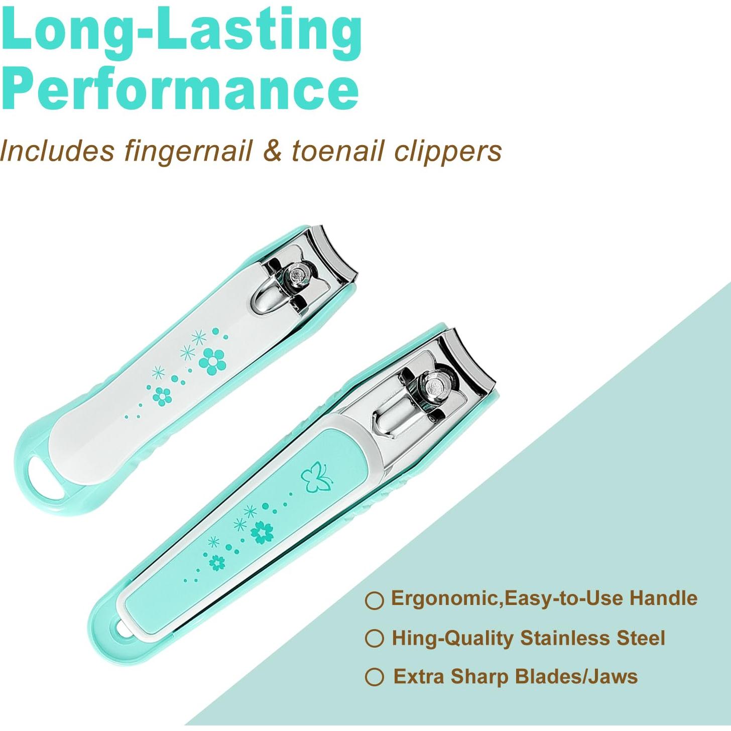 Set Cortadores de Uñas Pafason Acero Inoxidable 2 Piezas