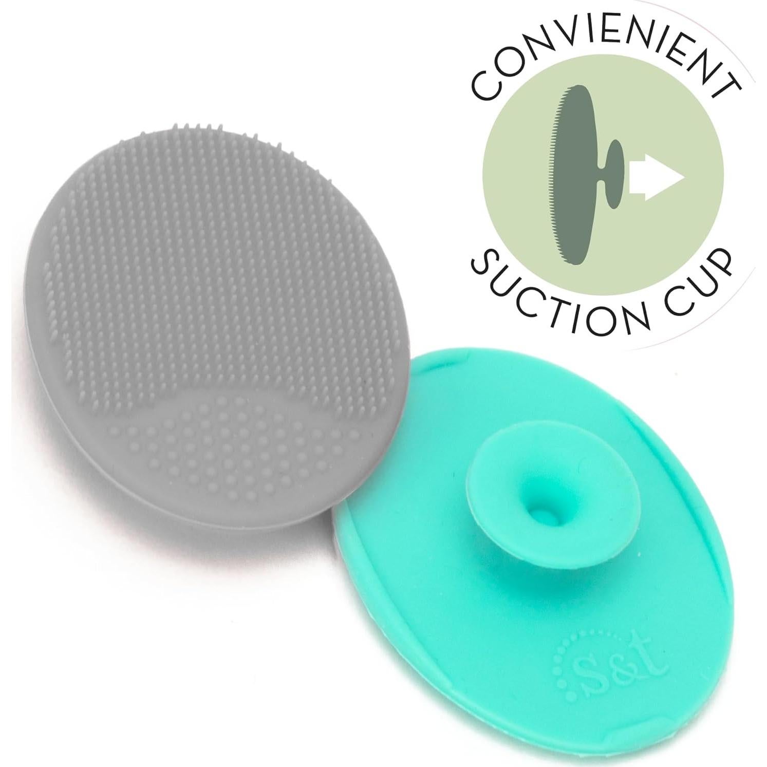 Baby Scrubbies S&T INC. Exfoliantes de Silicona 2 Piezas