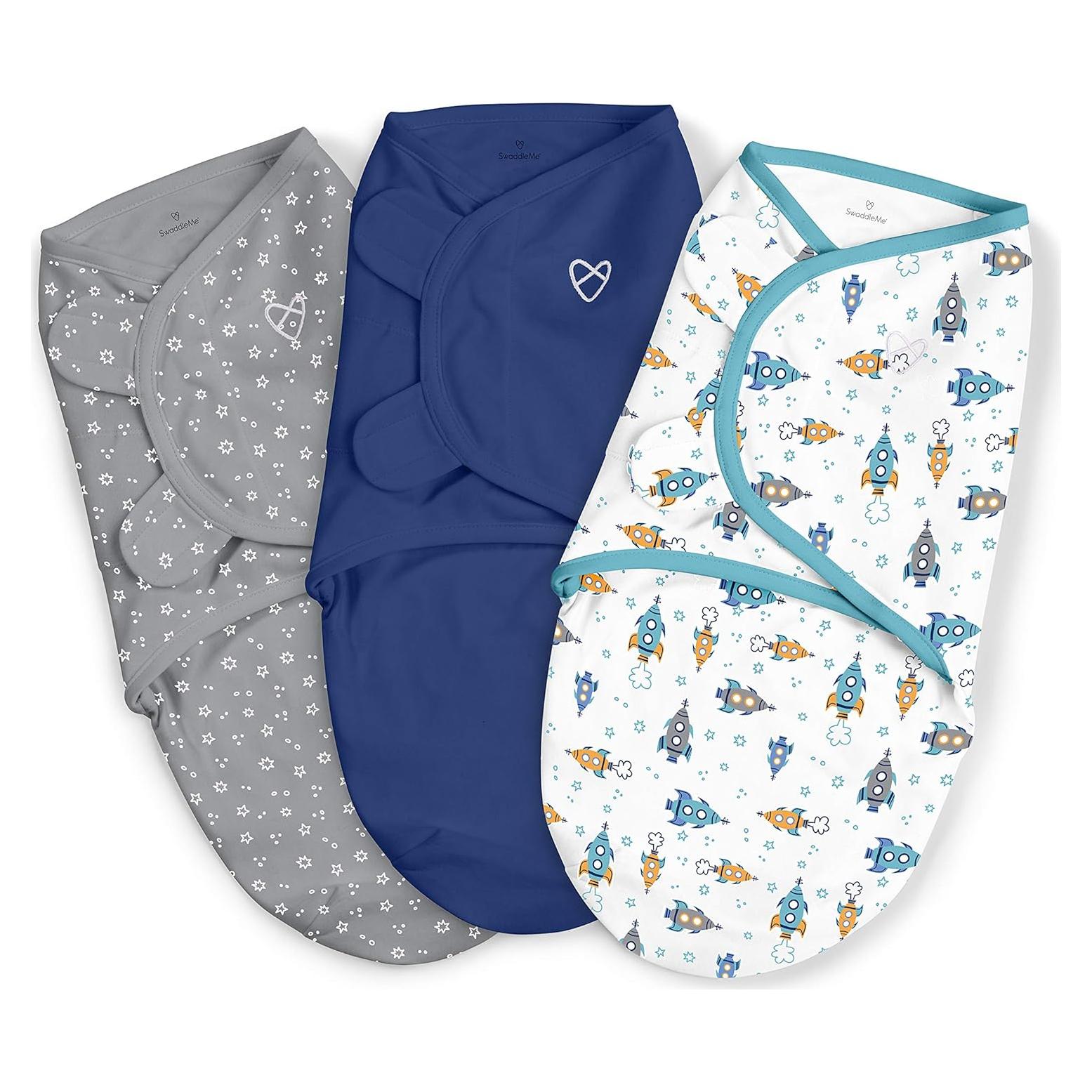 SwaddleMe Swaddle Original 100% Algodón 3-6 Meses Paquete de 3