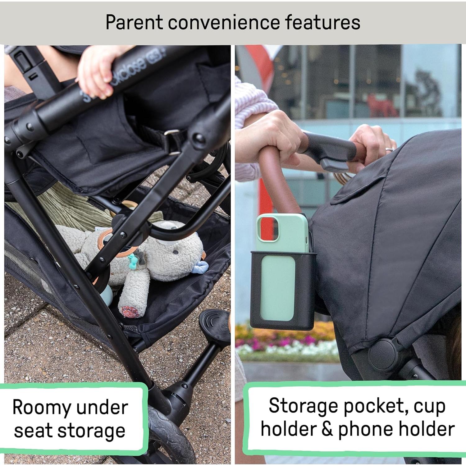 Carrito de Paseo Compacto Summer Infant 3Dquickclose CS+ Negro