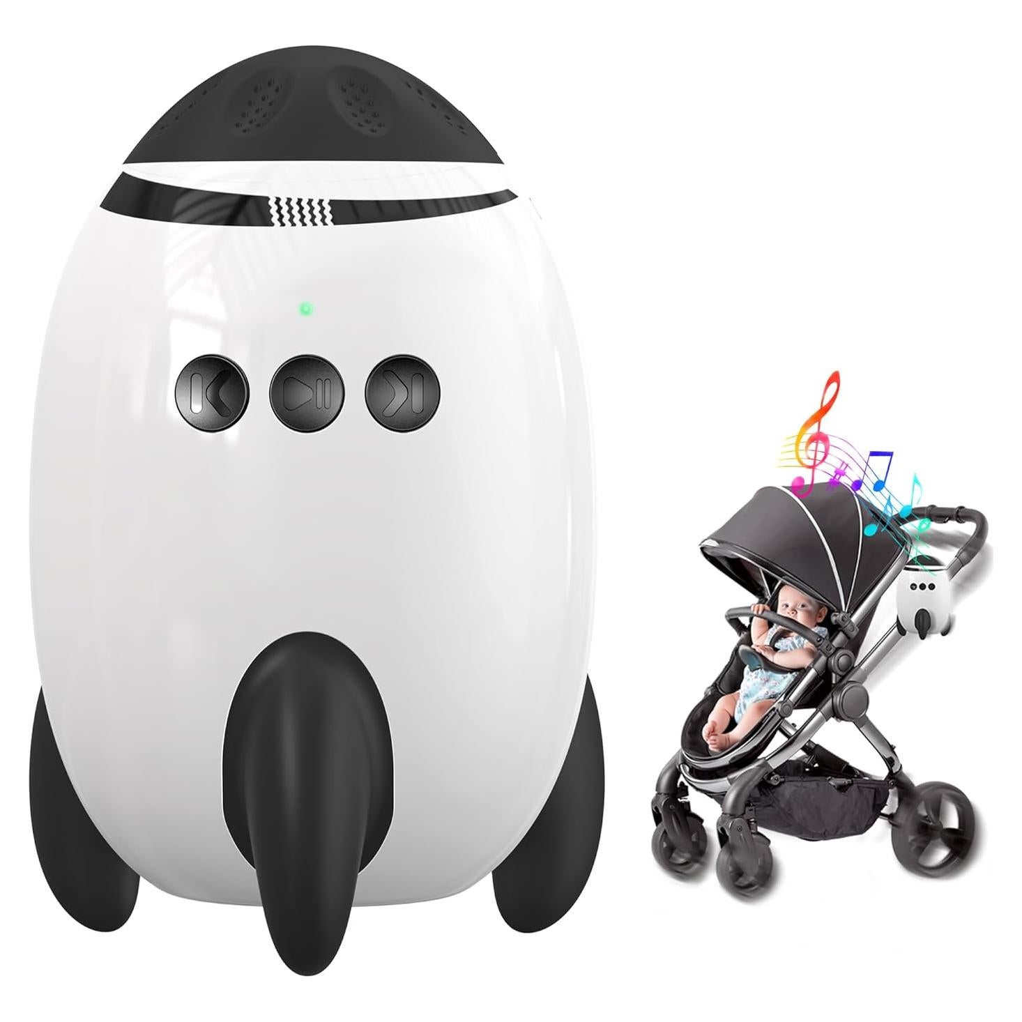 Balancín para Bebés QNHMPW con Ruido Blanco y Ajuste de Velocidad