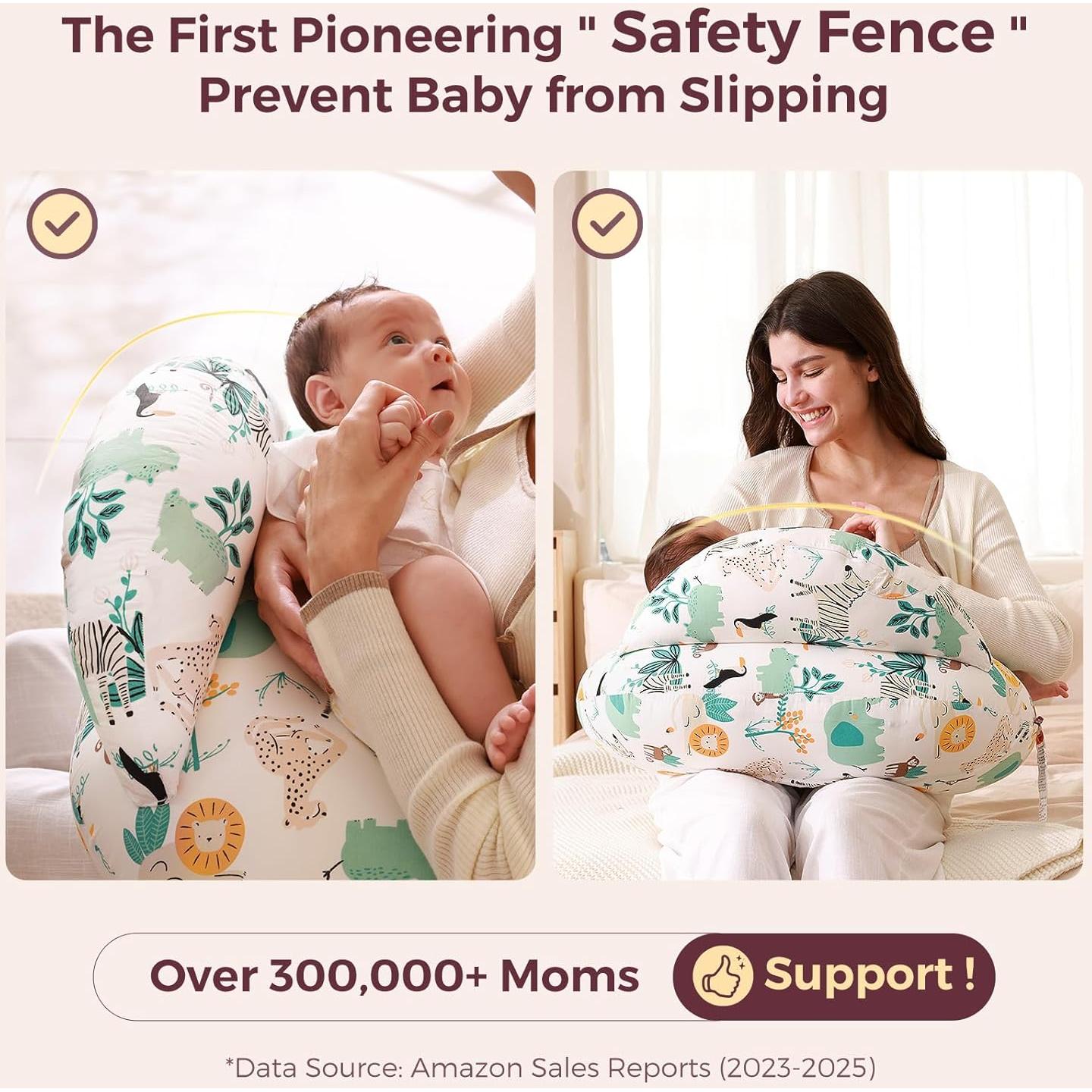 Almohada de Lactancia Momcozy Semicircular 14 cm Algodón