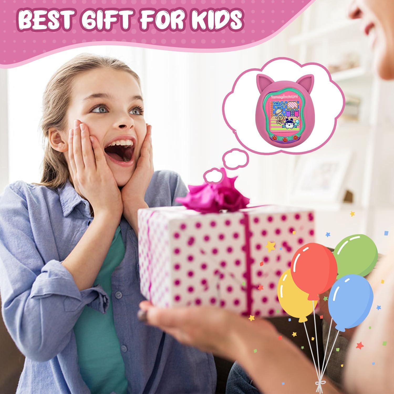 Funda de Silicona Winceed Rosa para Tamagotchi Uni - Protección Completa