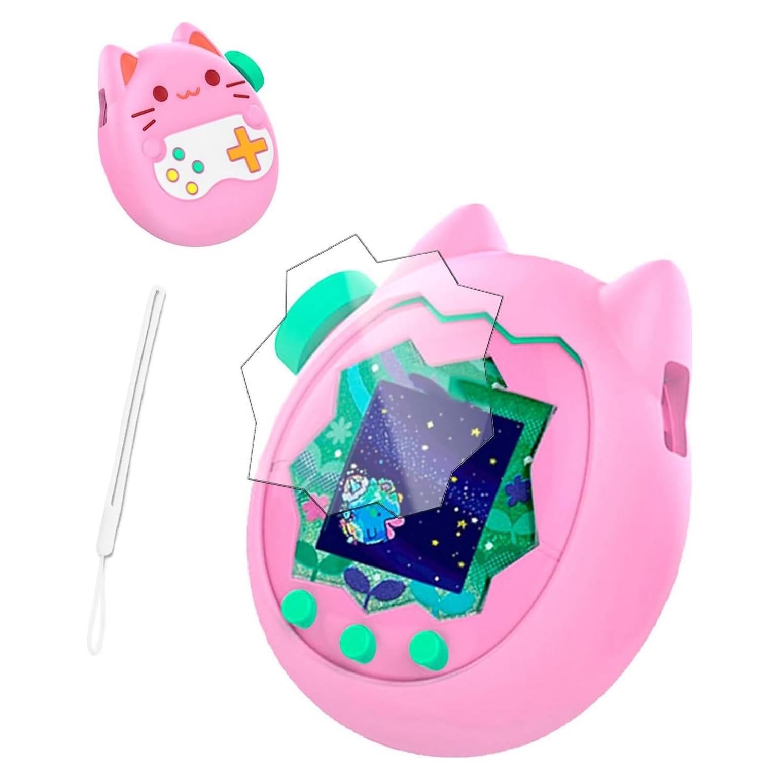 Funda de Silicona Tamagotchi Paradise con Lanyard y Protector