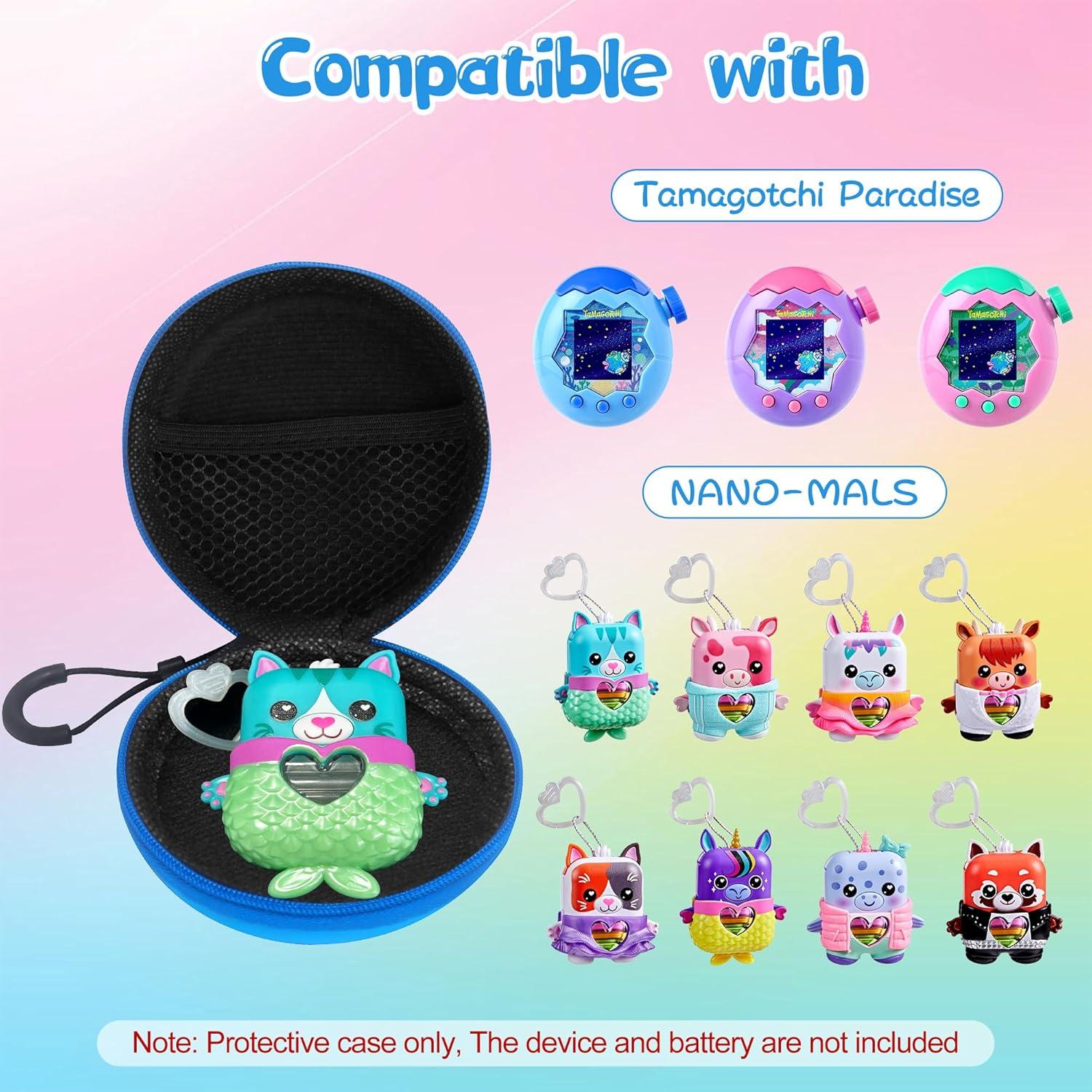 Funda Dura EVA FIOPAZ para Tamagotchi Paradise y NANO-MALS Azul